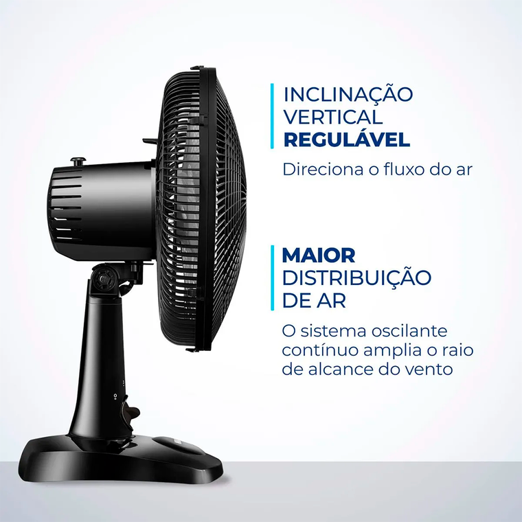Ventilador 30CM VSP-30 Super Power Preto/Cinza Mondial 