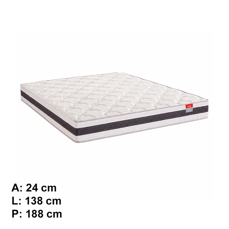 Colchão Master Un Molas Ensacadas 138x24 Reconflex