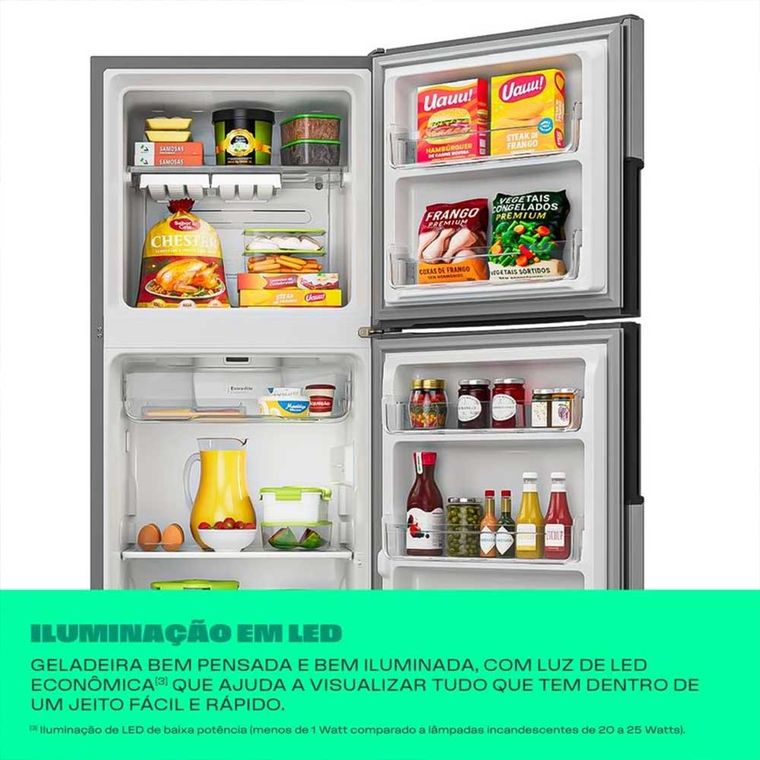 Geladeia Refrigerador Frost Free Inverter 377L CRM44MB 220V Consul