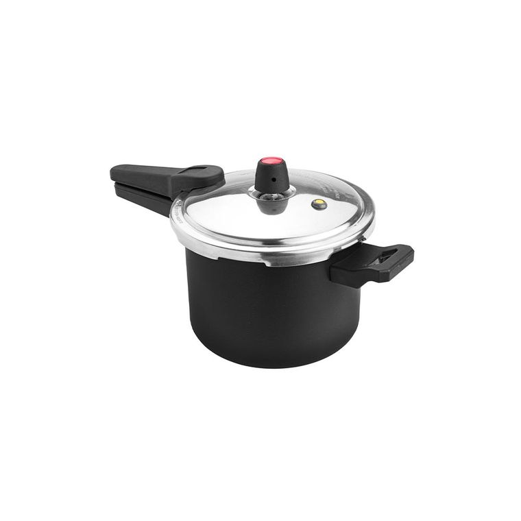 Panela de Pressão Fechamento Externo 4,5 L Reciclada Preta Única Real