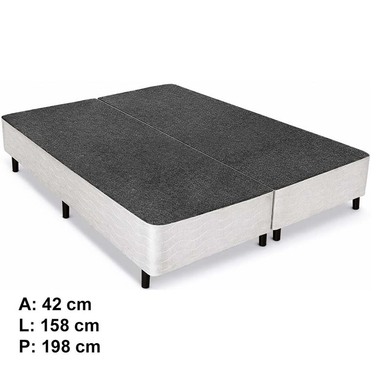 Conjunto Base para Colchão Prisma 158x42 RC Reconflex