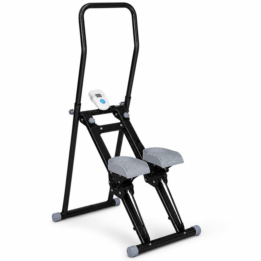Simulador de Escada Fitness com Guidão Regulavel e Display
