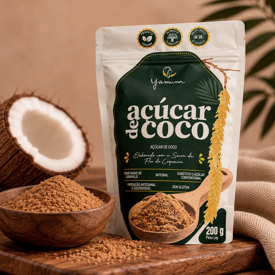 Açúcar de Coco Yamuna - 200g