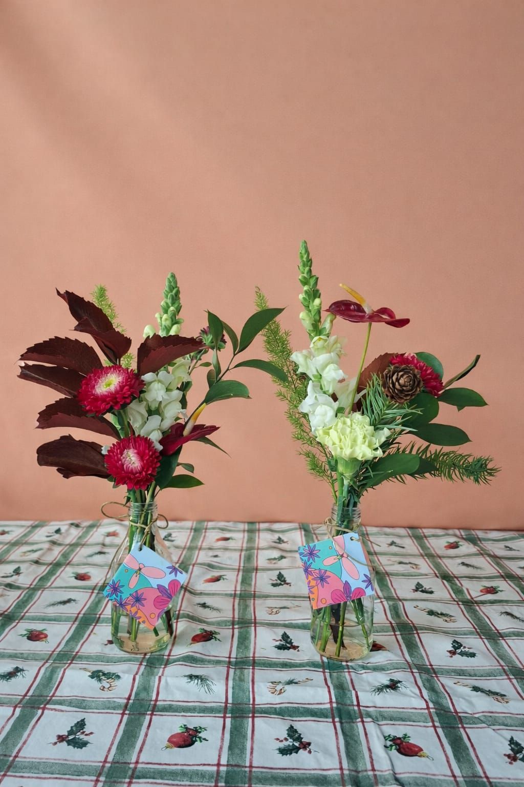 Duplinha Par de Vasos P Natalino