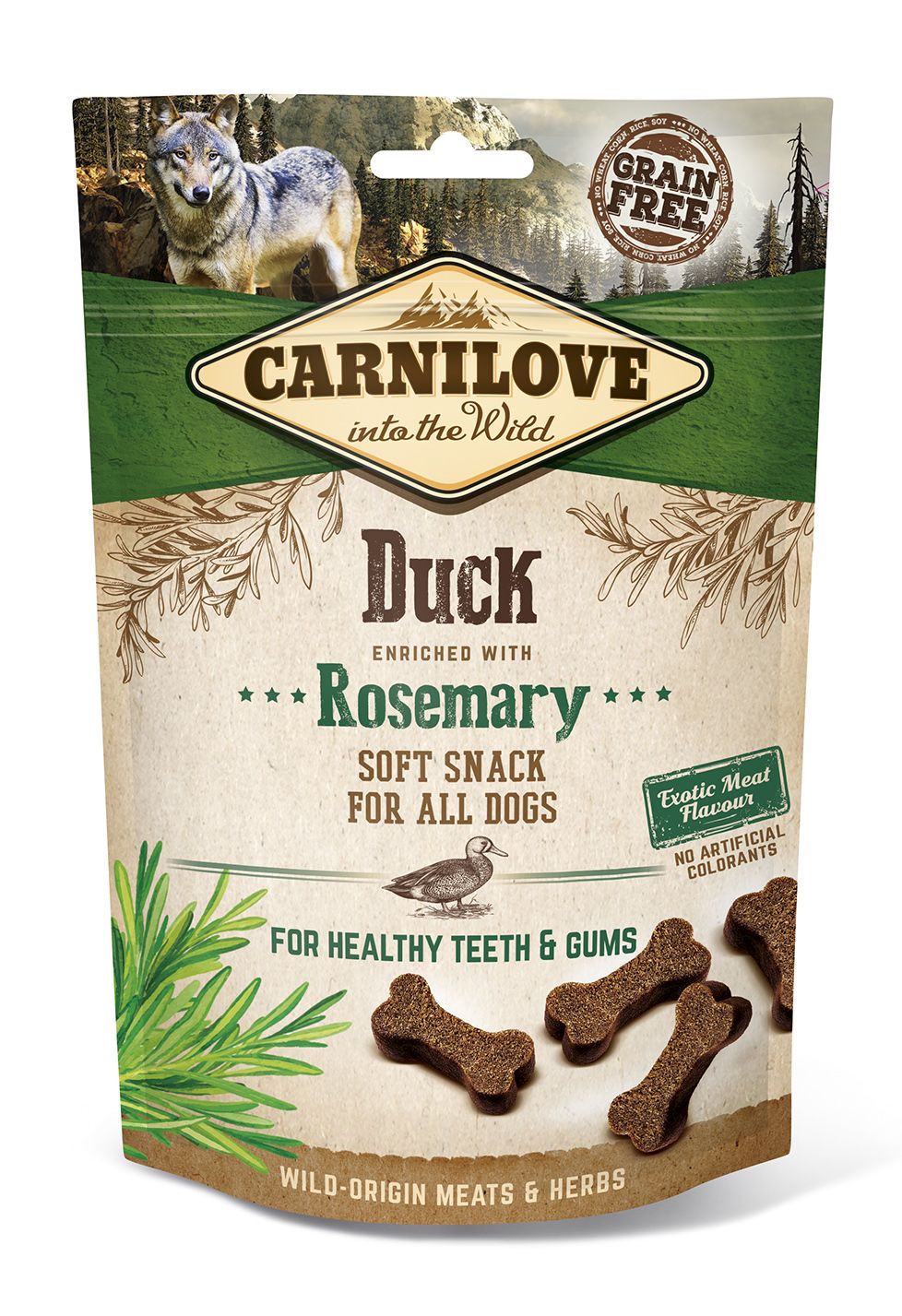 PETISCO SNACK SOFT PATO 200G - CARNILOVE