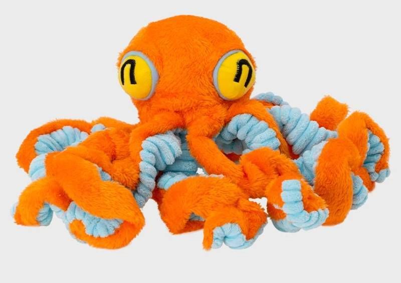 POLVO GIGANTE DE PELÚCIA LARANJA - PETTA