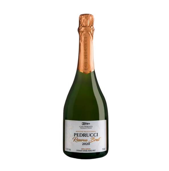 ESPUMANTE BRANCO BRUT CASA PEDRUCCI RESERVA 2020 750ML 