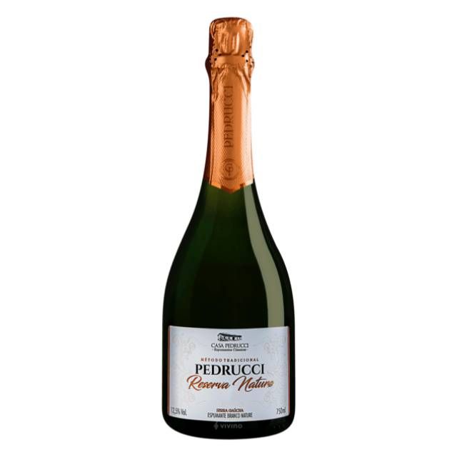 ESPUMANTE BRANCO NATURE CASA PEDRUCCI RESERVA 2022 750ML 