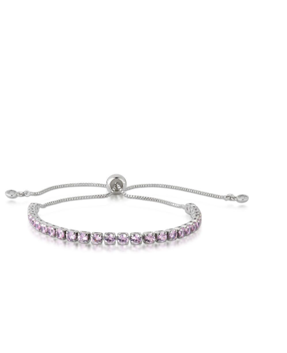 Pulseira Riviera 3mm Cravação em Zircônia e Fecho Shambala Referência: PUL-620-3