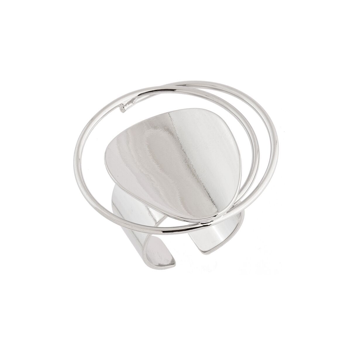 Anel Circle Prateado