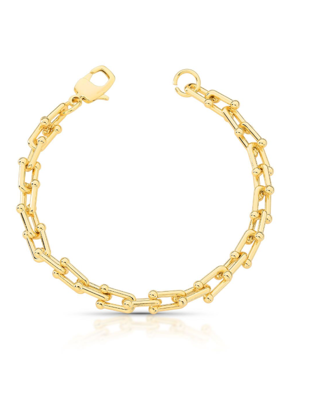 Pulseira Elos Lisos 10mm Referência: PUL-534
