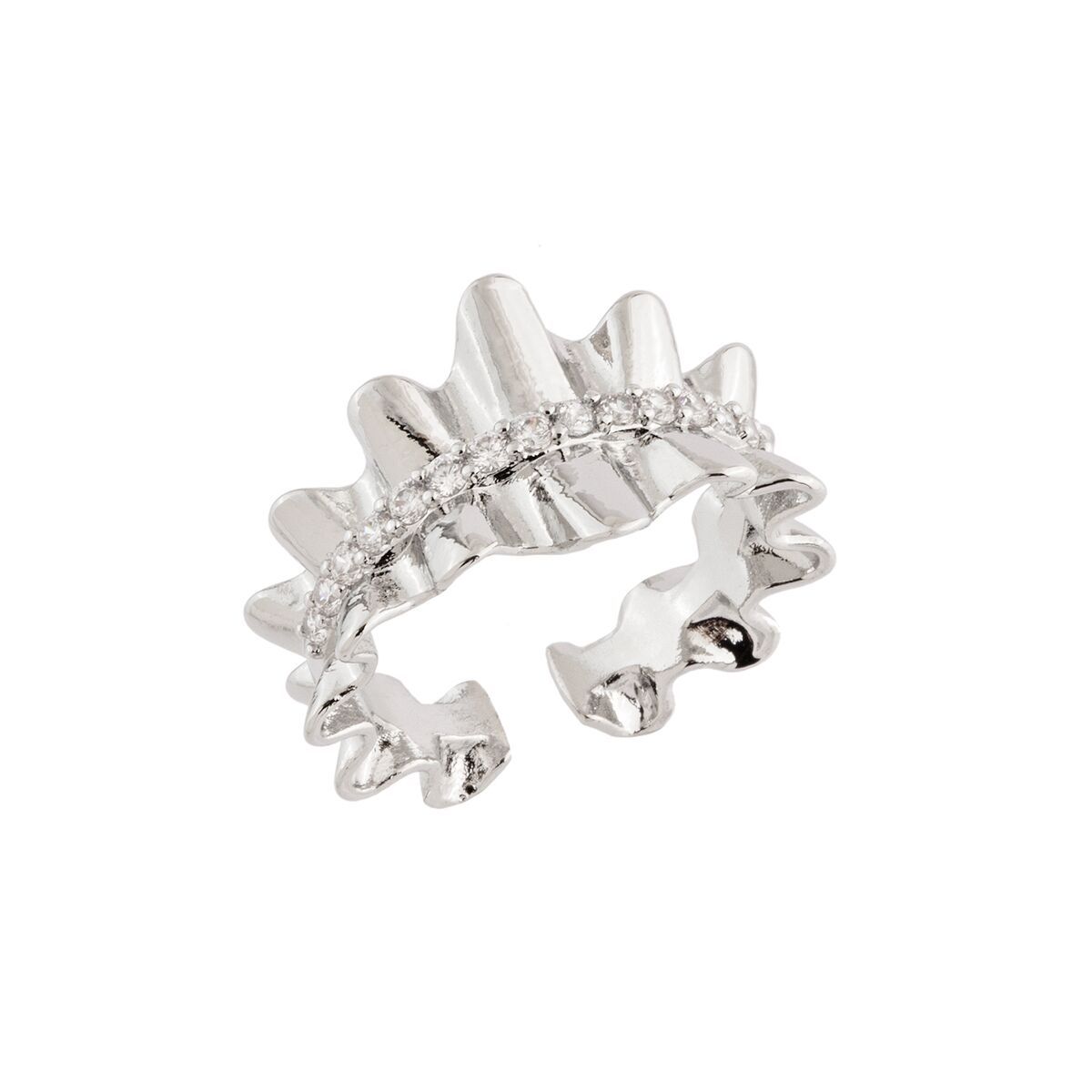 Anel Ruffle Crown - AJUSTÁVEL Referência: AN-433-1