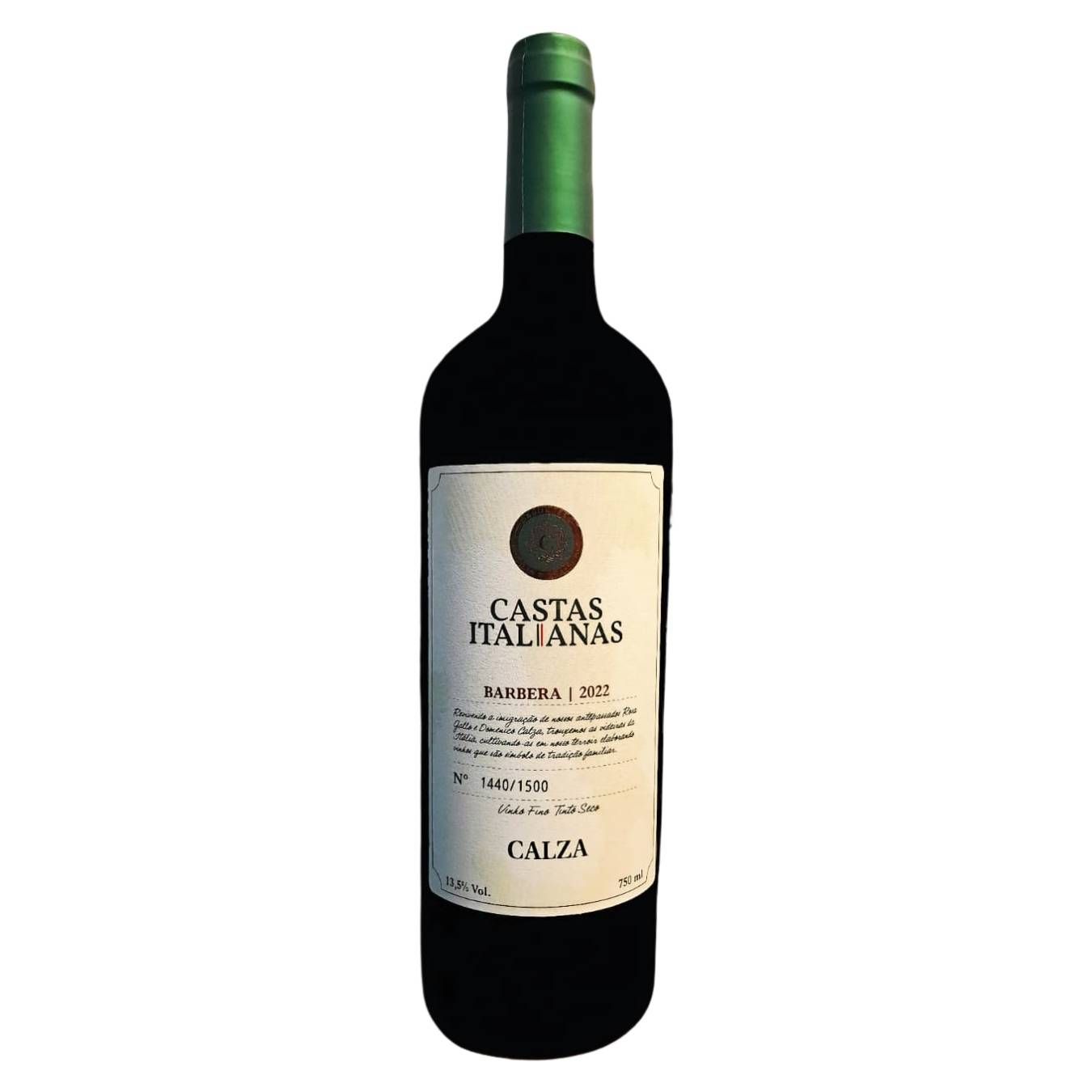 Calza Vinho Tinto Castas Italianas Barbera 2022