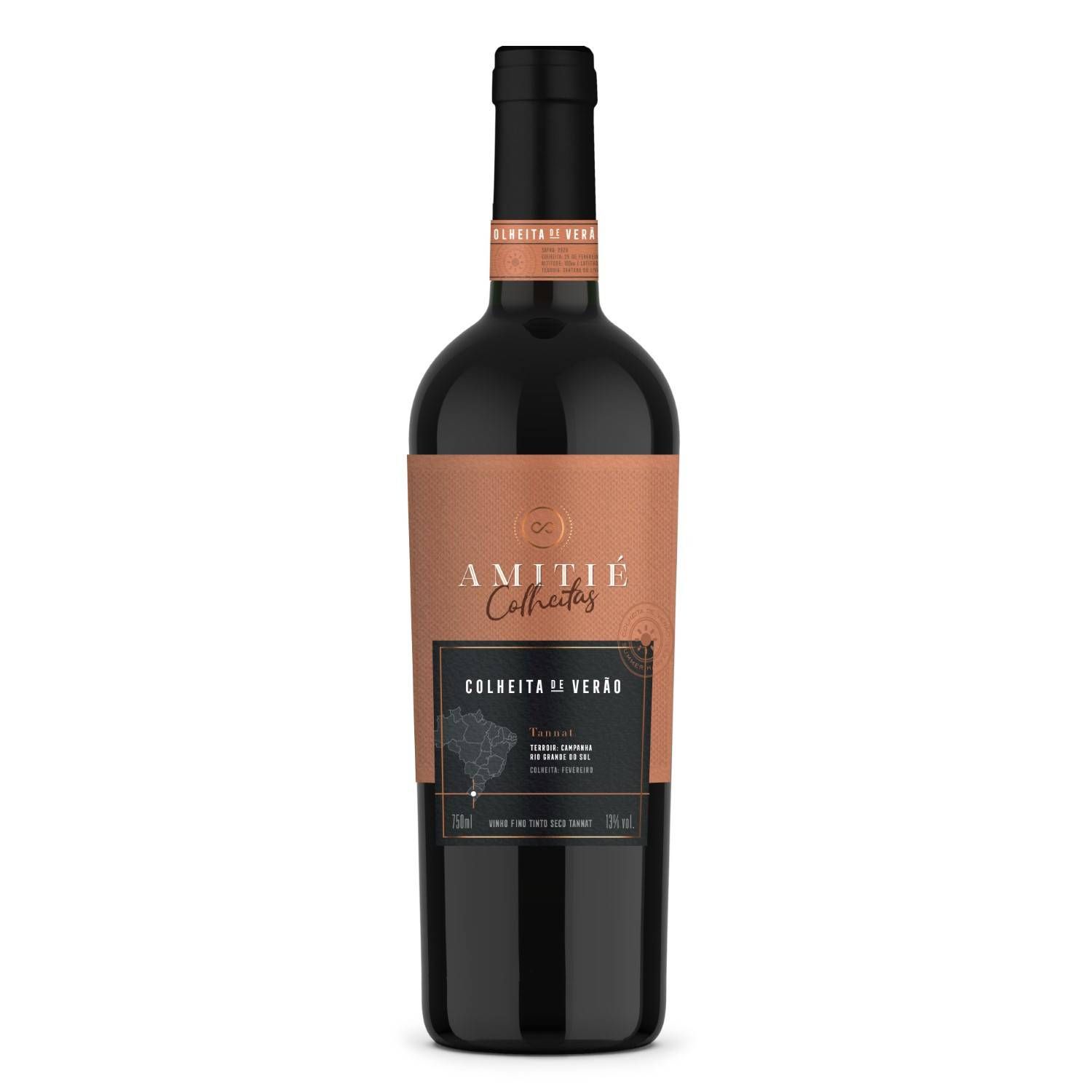 Amitié Vinho Tinto Colheita de Verão Tannat 2020