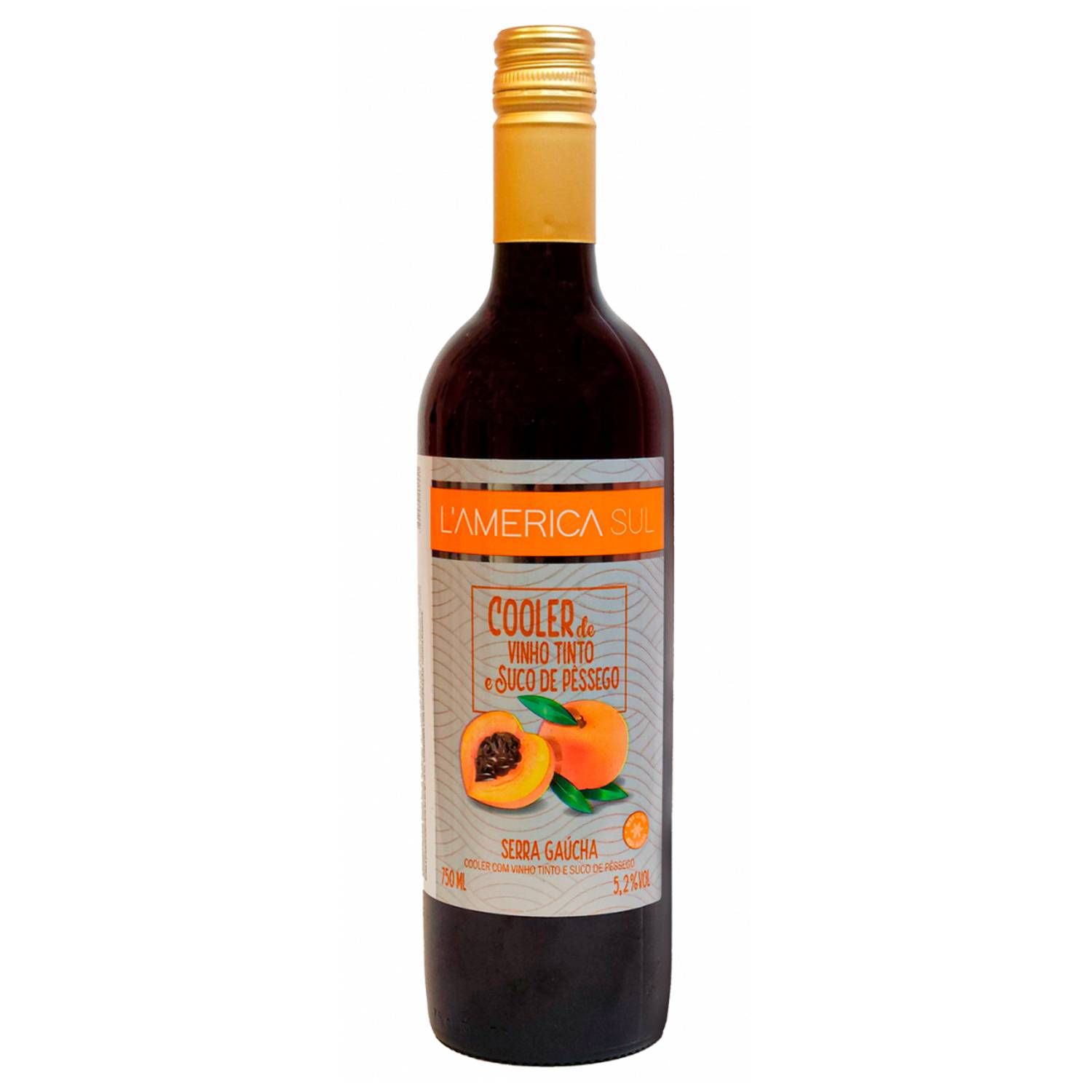 Santini Cooler de Vinho Tinto e Suco de Pêssego