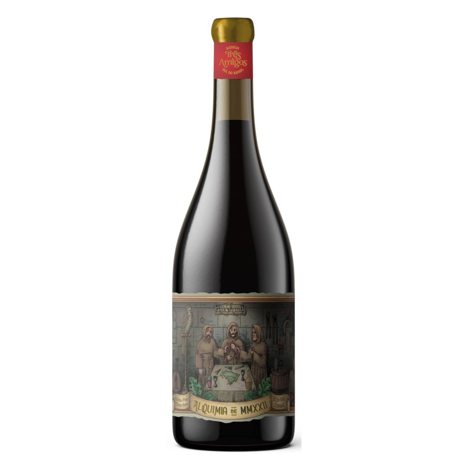 Bodega 3 Amigos Vinho Tinto Alquimia de MMXXII 2022