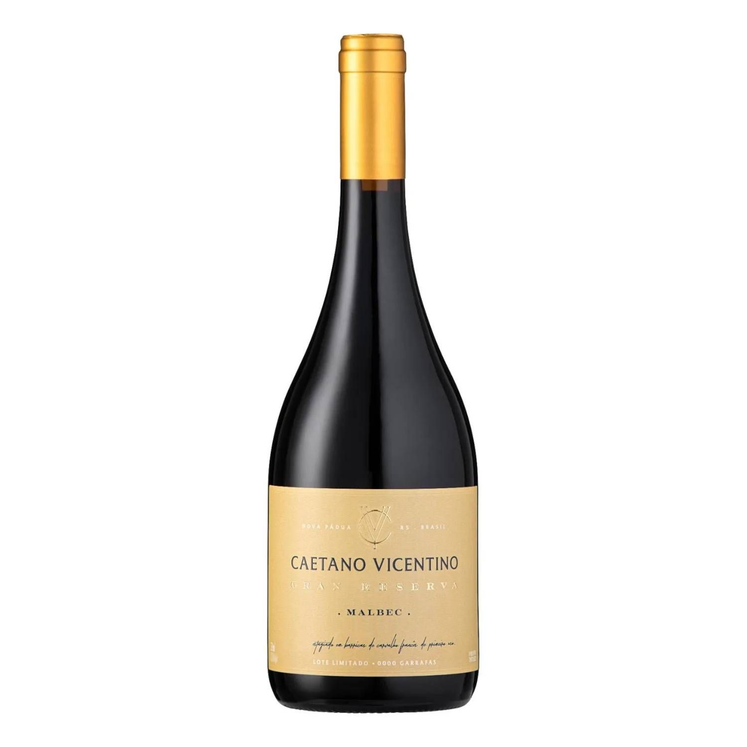 Caetano Vicentino Vinho Tinto Gran Reserva Malbec 2022