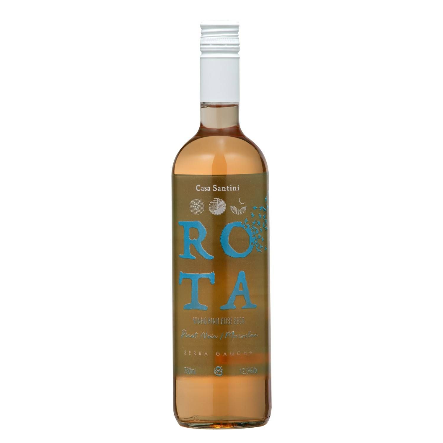 Santini Vinho Rosé Rota Pinot Noir Marselan 2020