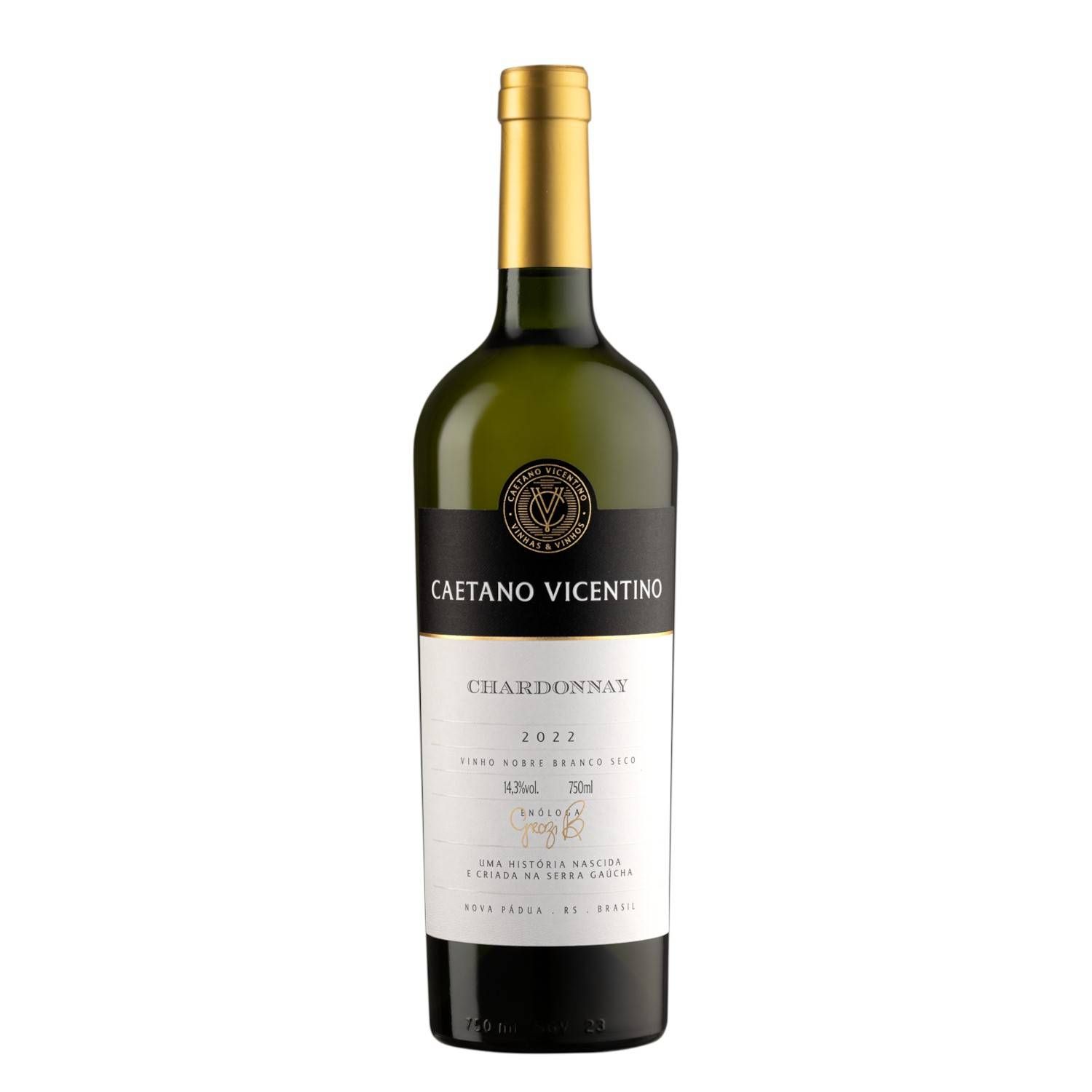Caetano Vicentino Vinho Branco Chardonnay 2025