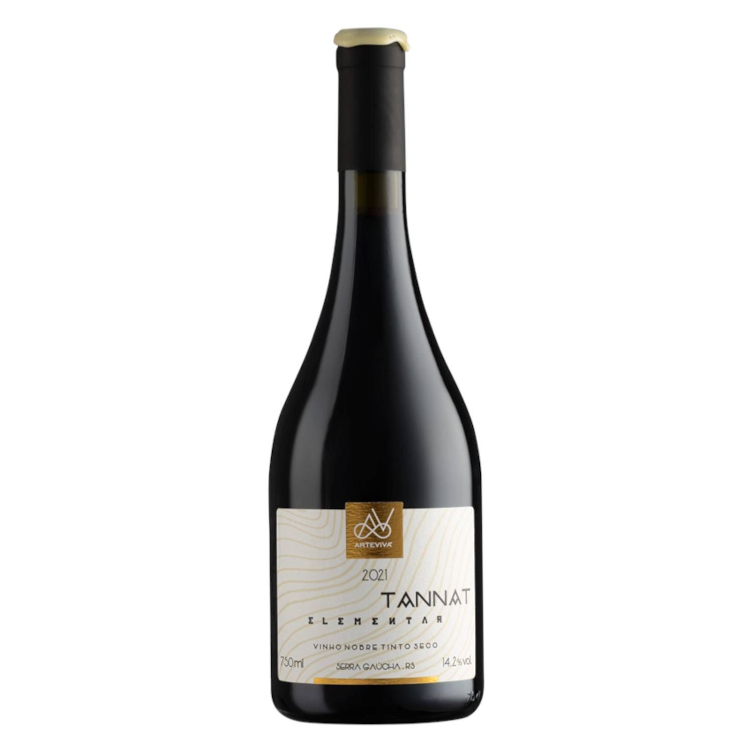Arte Viva Vinho Tinto Elementar Tannat Blend de Safras