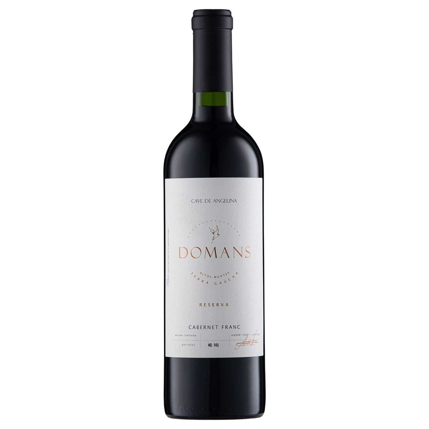 Cave de Angelina Vinho Tinto Domans Reserva Cabernet Franc 2022