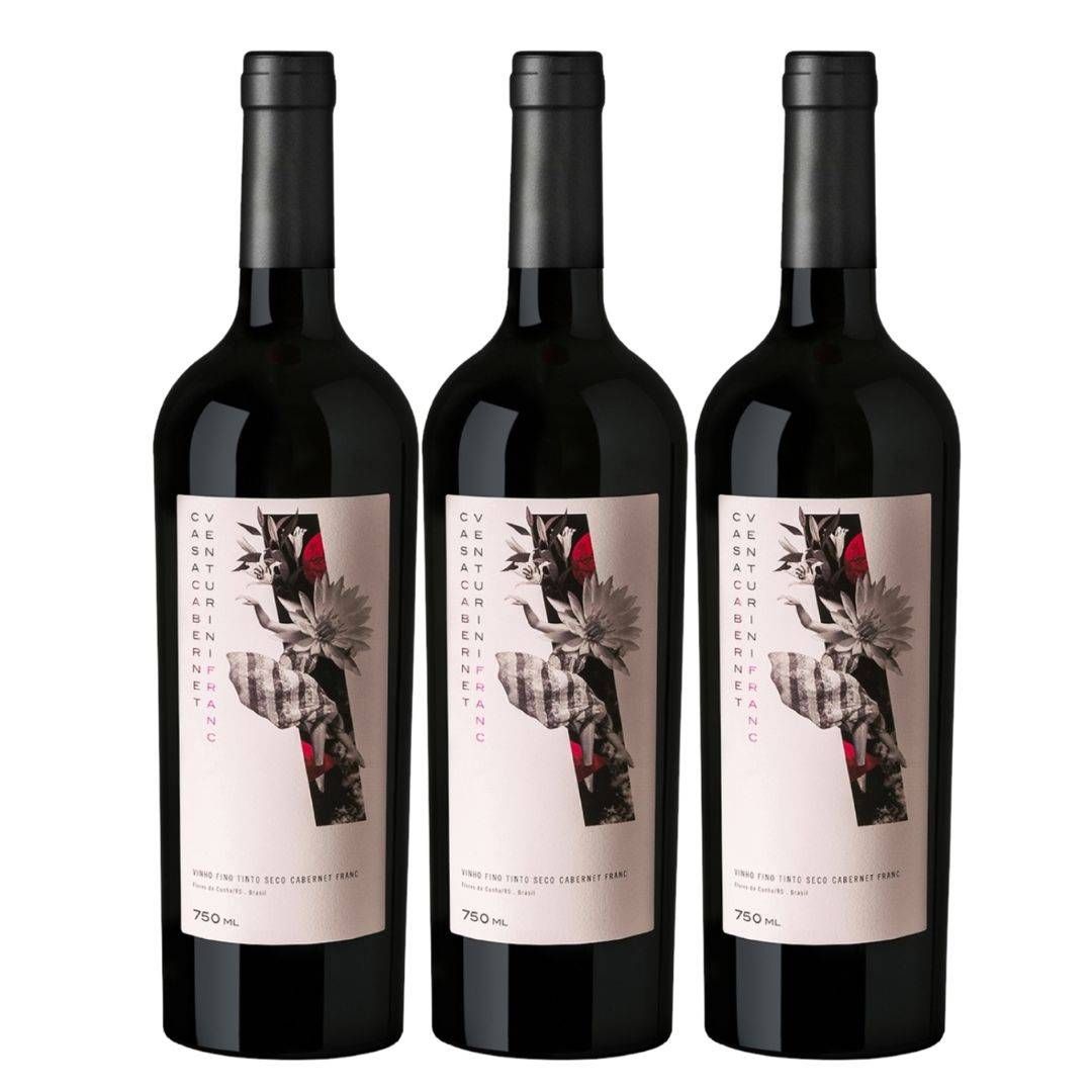 Kit Casa Venturini Vinho Tinto Cabernet Franc 2022