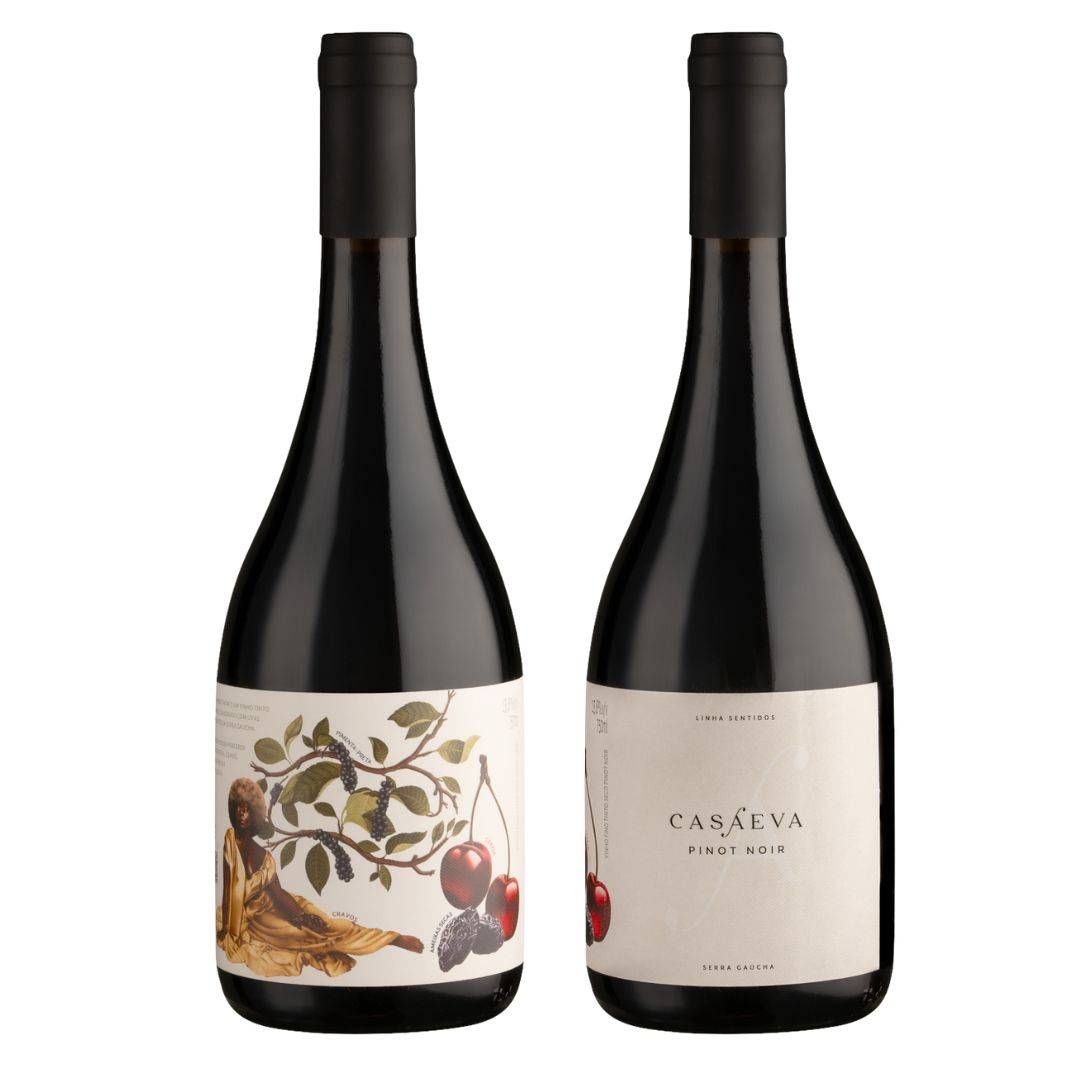 Kit Casa Eva Vinho Tinto Sentidos Pinot Noir 2022