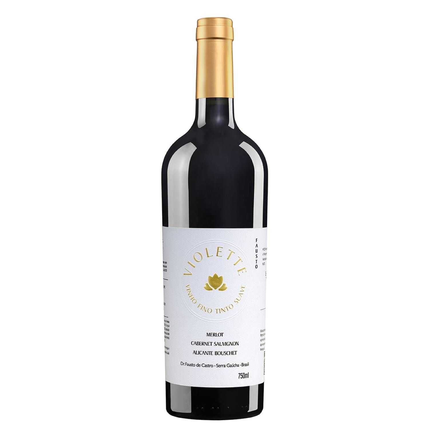 Pizzato Vinho Tinto Suave Premium Fausto Violette