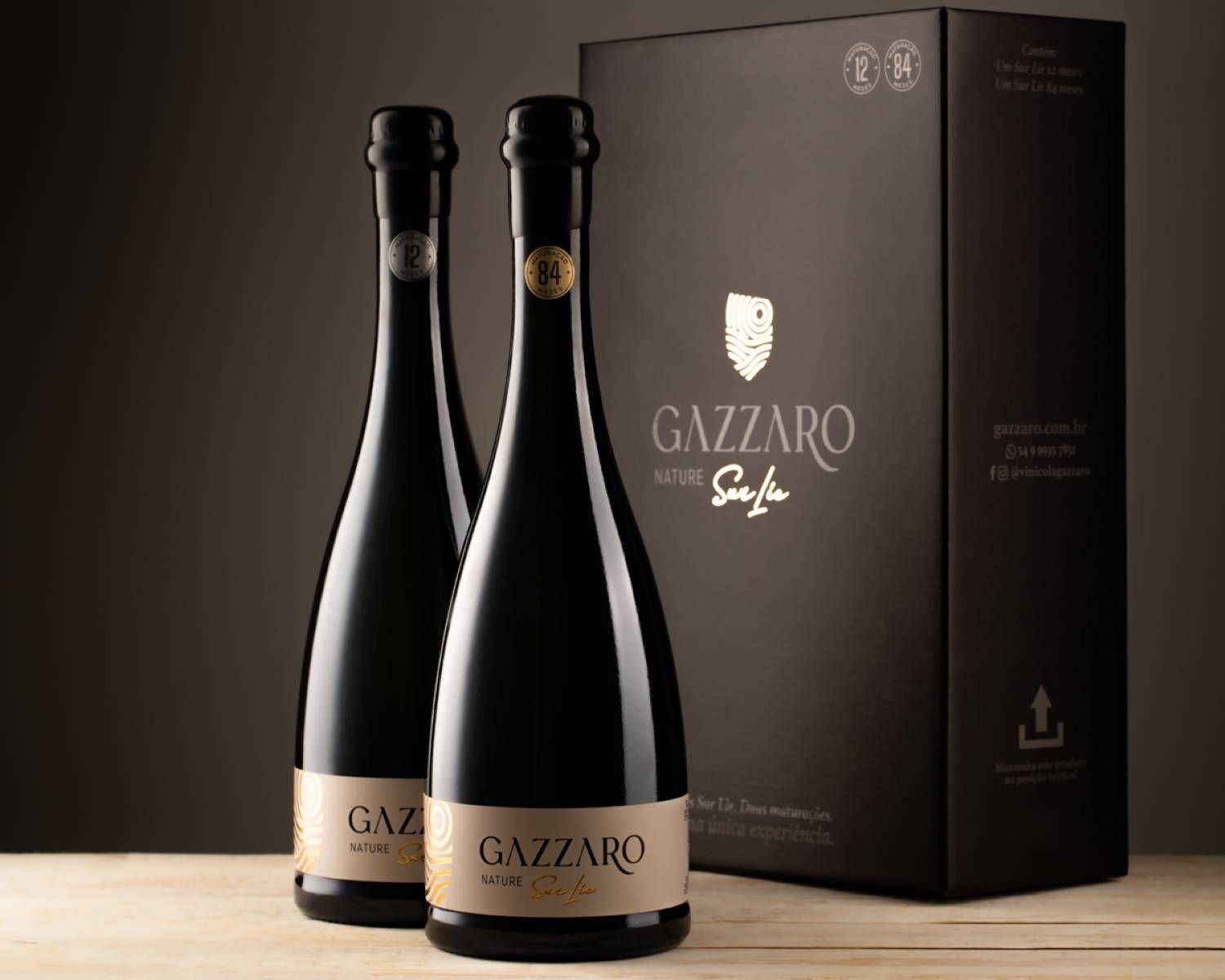 Gazzaro Kit Espumantes Nature Sur Lie Experiências