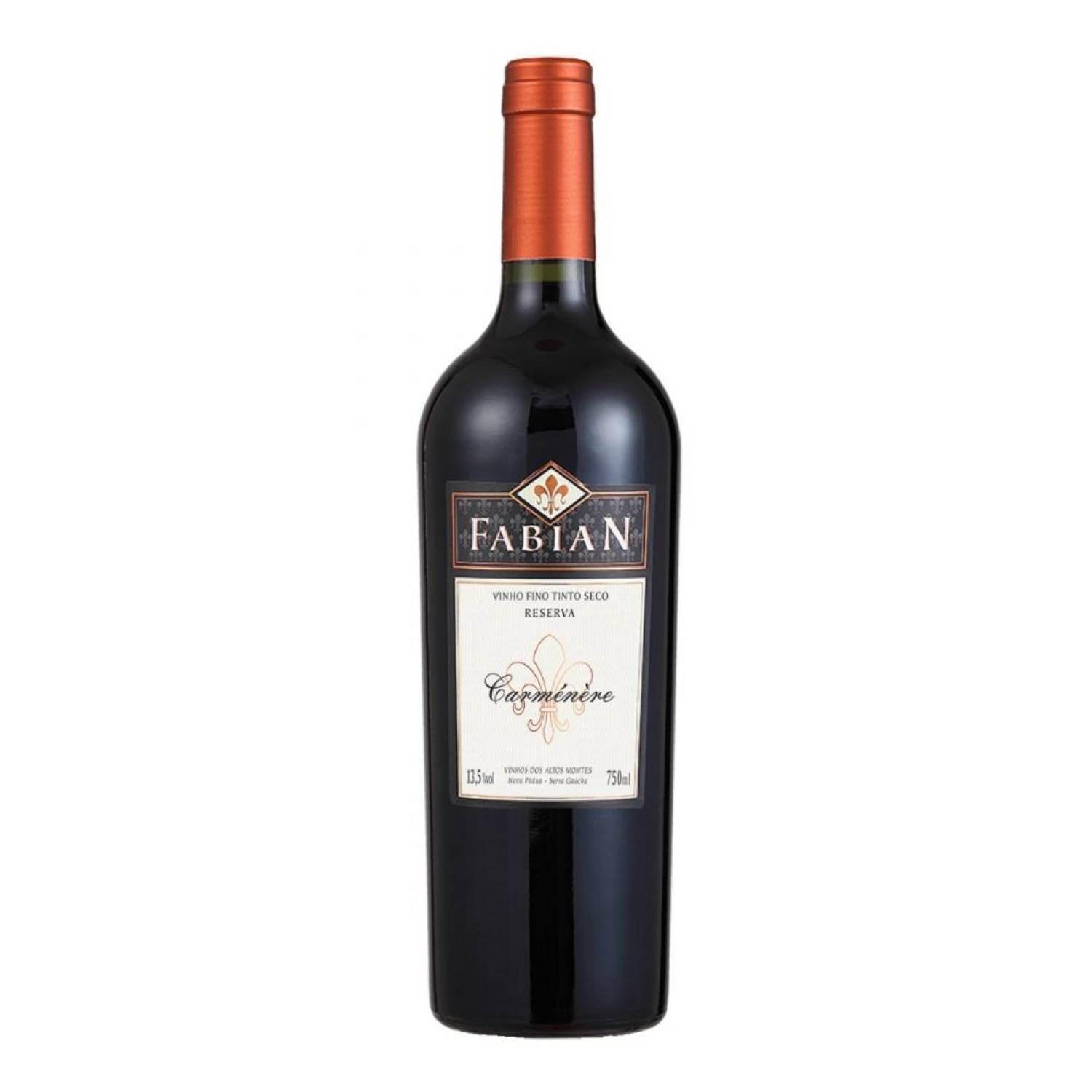 Fabian Vinho Tinto Reserva Carménère 2022