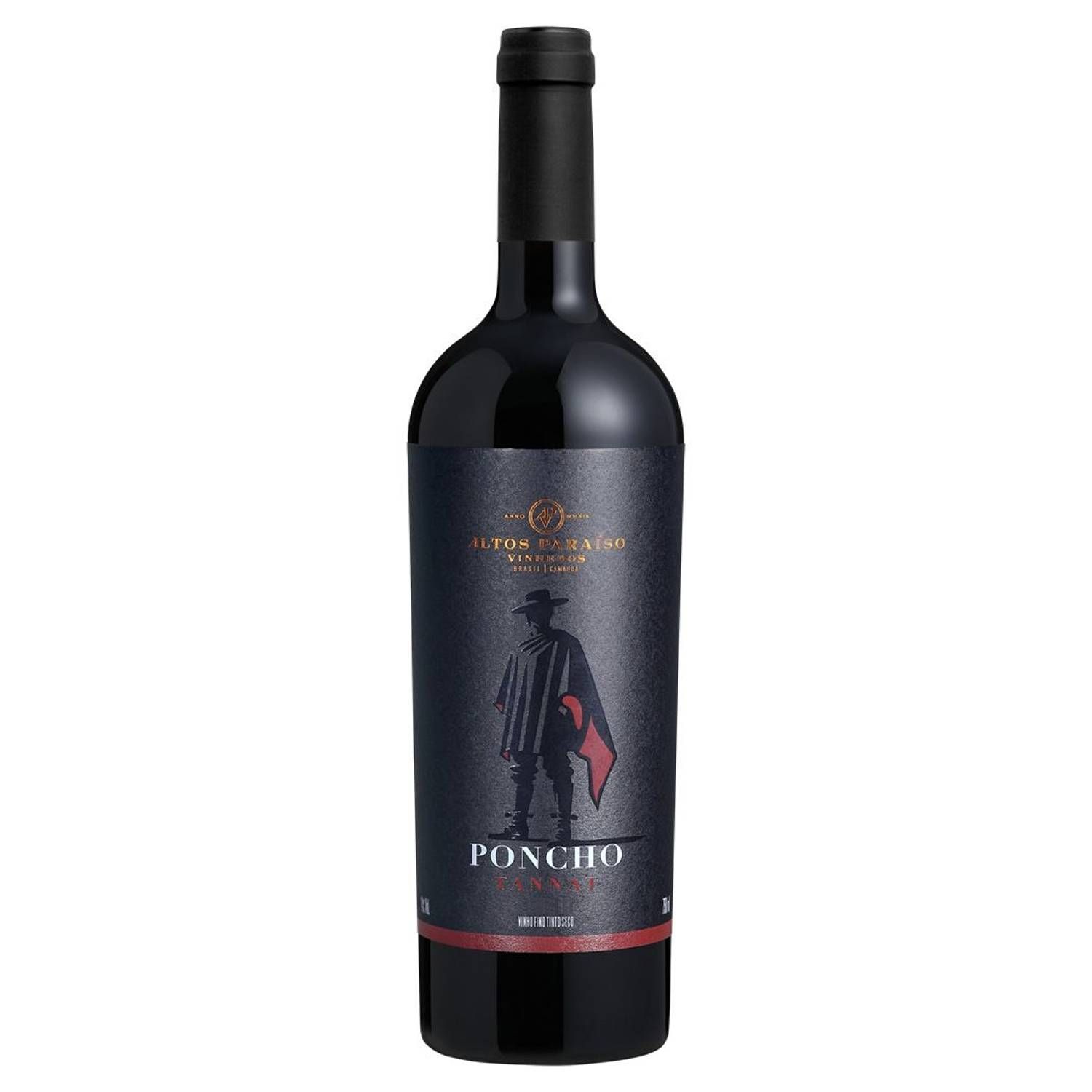 Altos Paraíso Vinho Tinto Poncho Tannat 2023