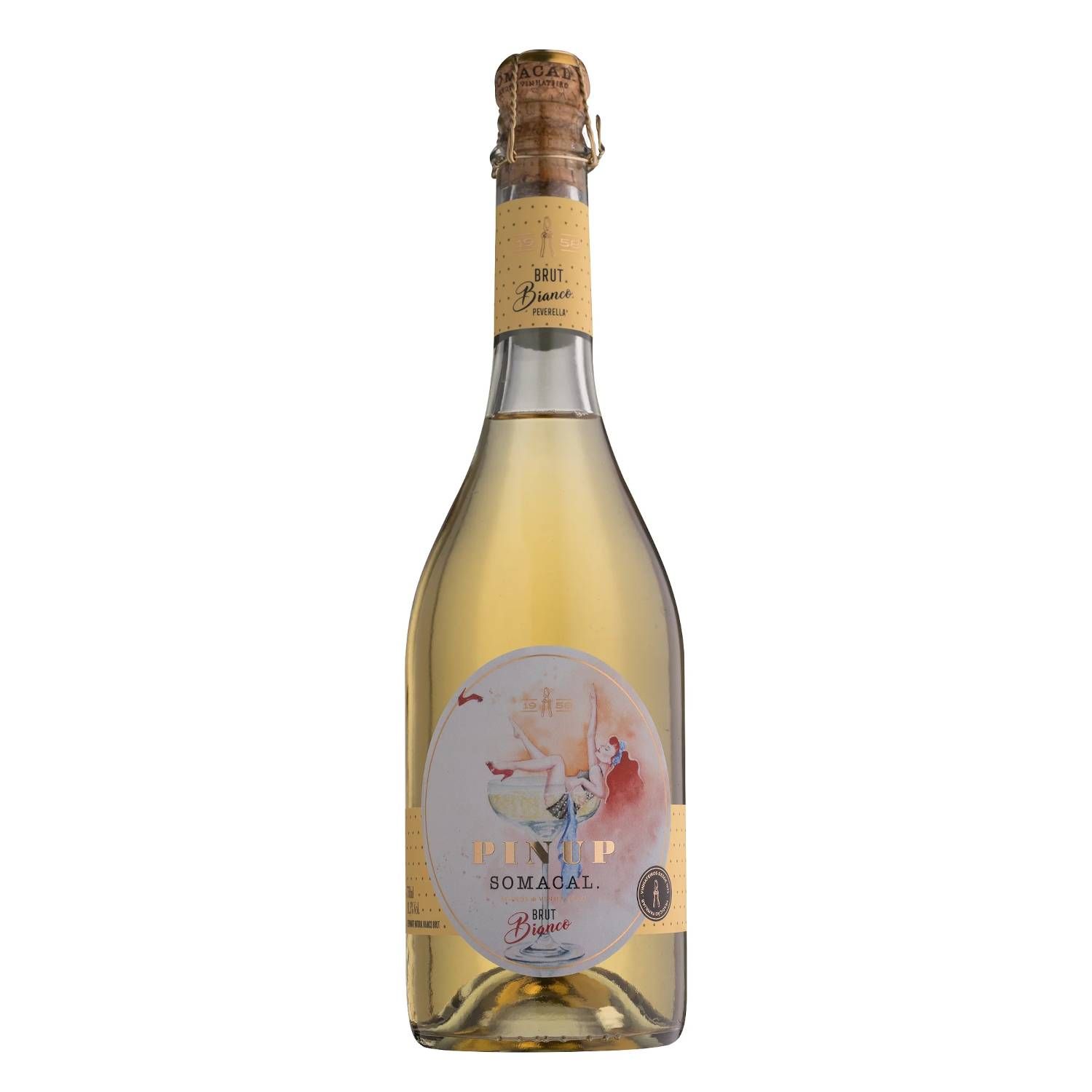 Somacal Espumante Branco Pinnup Peverella Brut