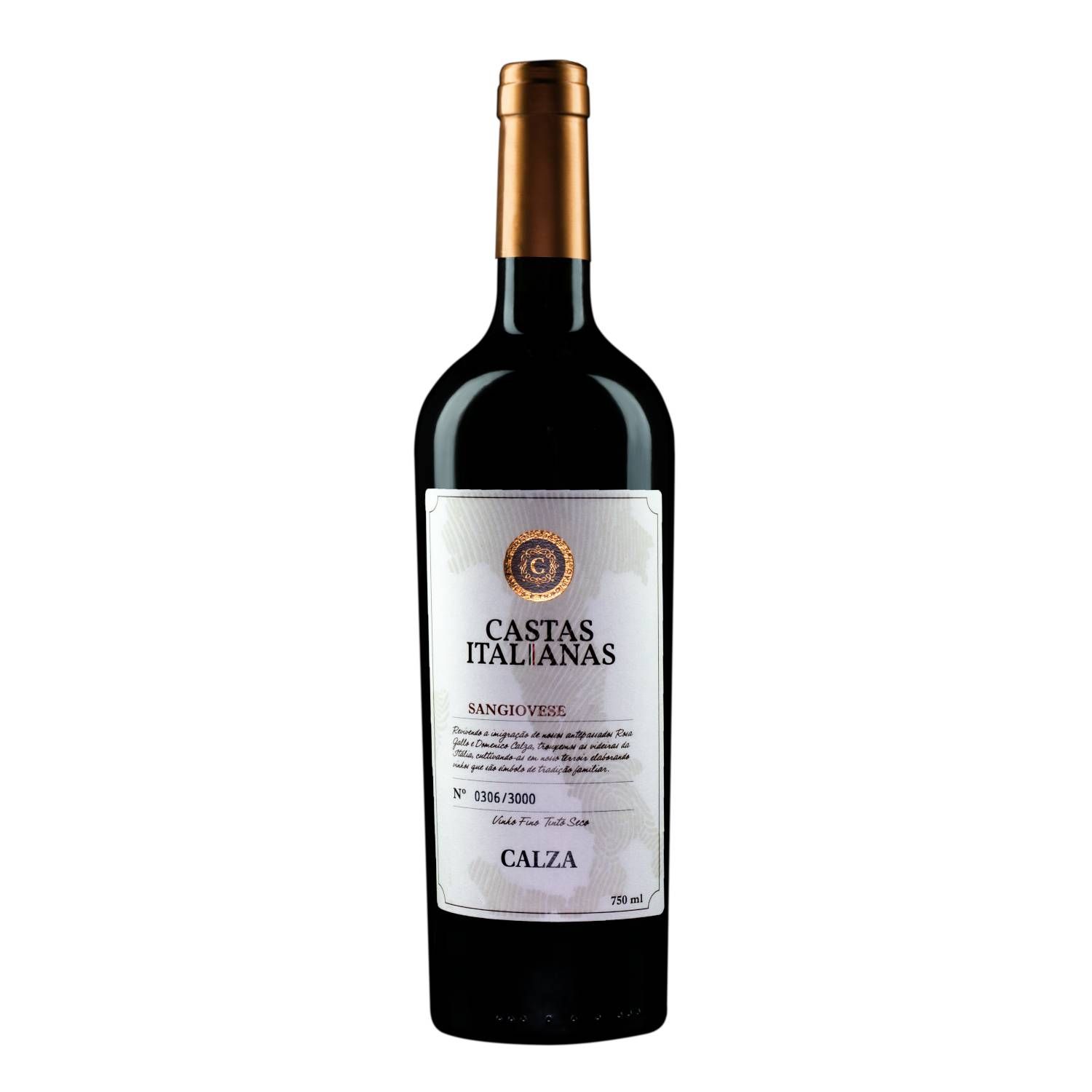 Calza Vinho Tinto Castas Italianas Sangiovese 2022