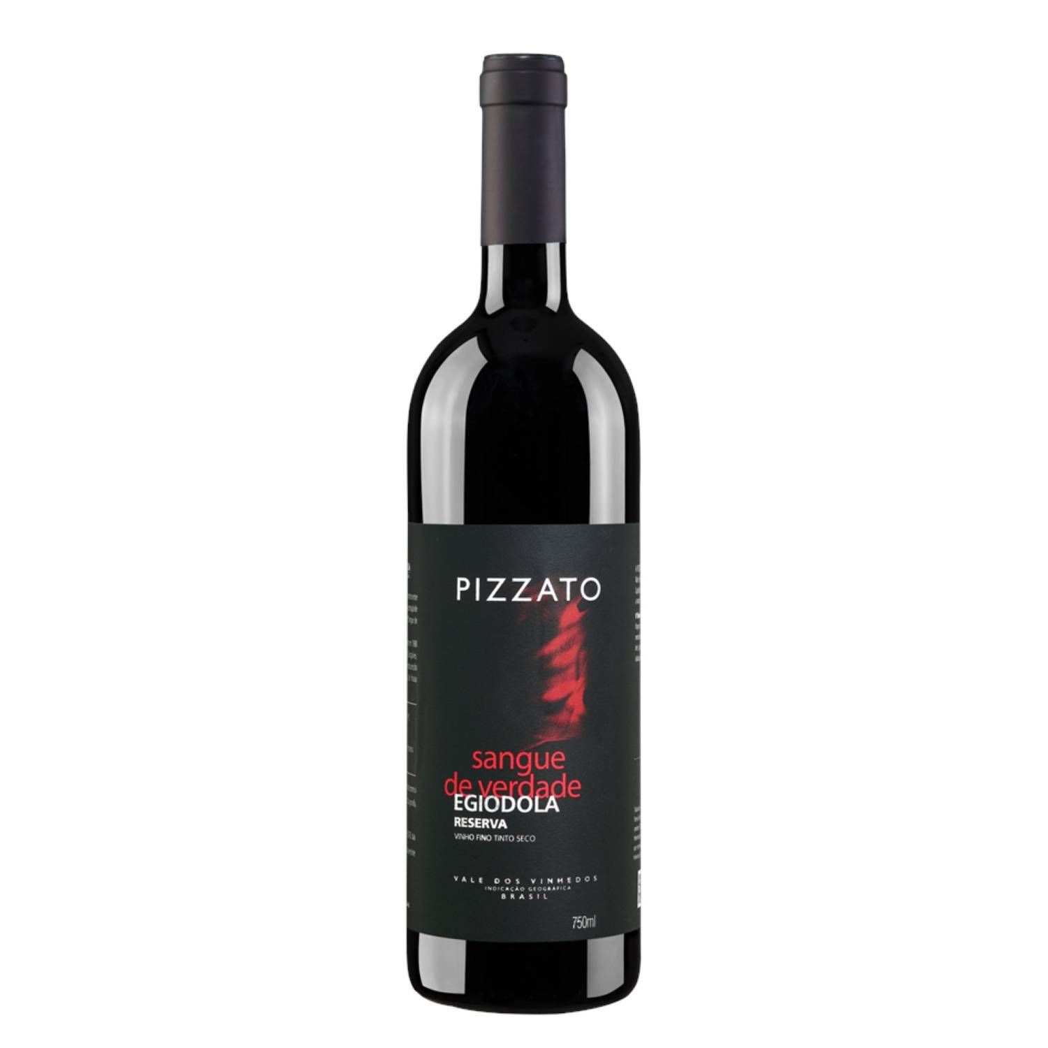 Pizzato Vinho Tinto Reserva Sangue de Verdade Egiodola 2019