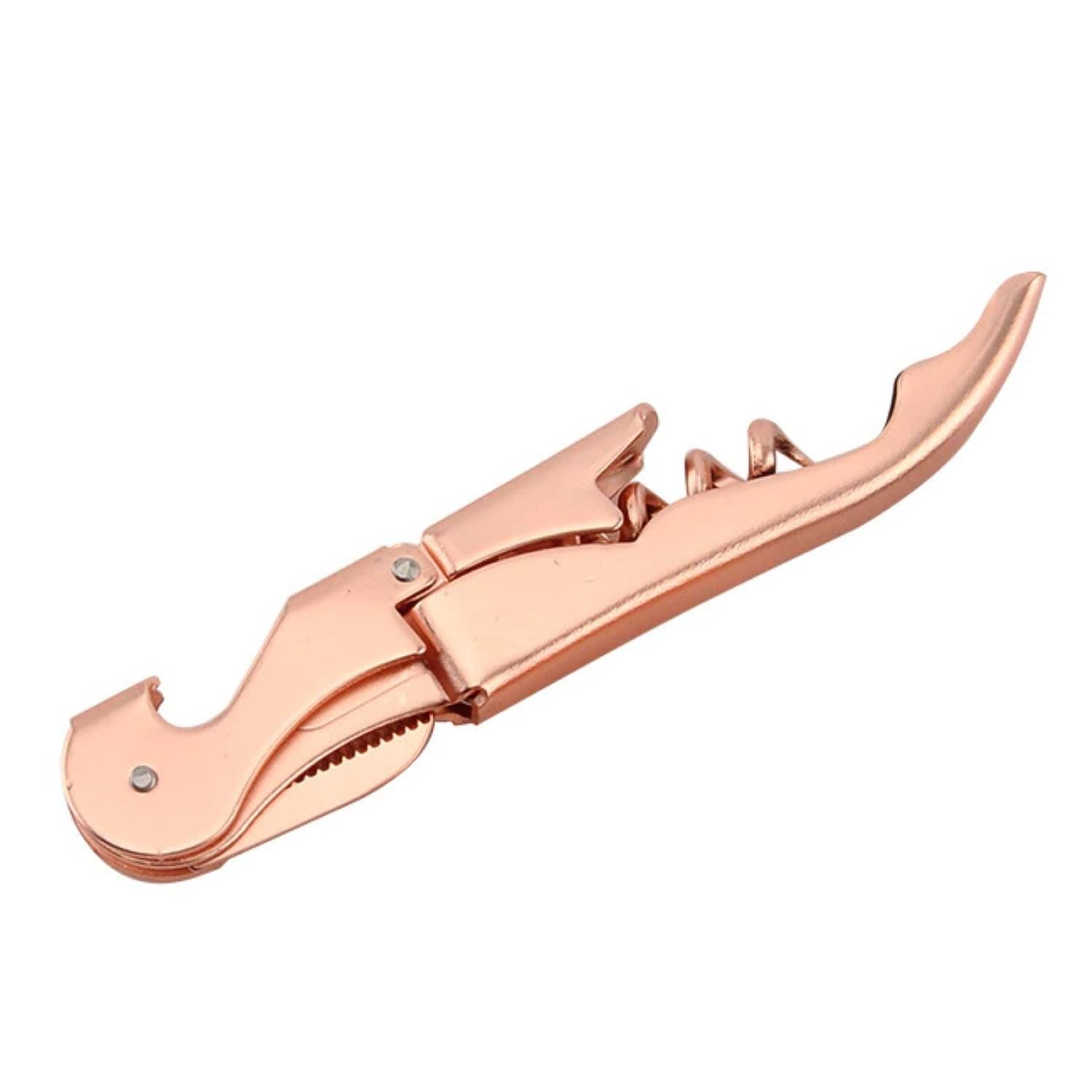 Saca-rolha Sommelier em Aço Inox Rosé