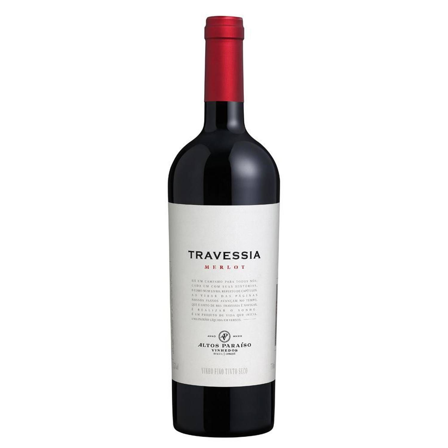 Altos Paraíso Vinho Tinto Travessia Merlot 2023