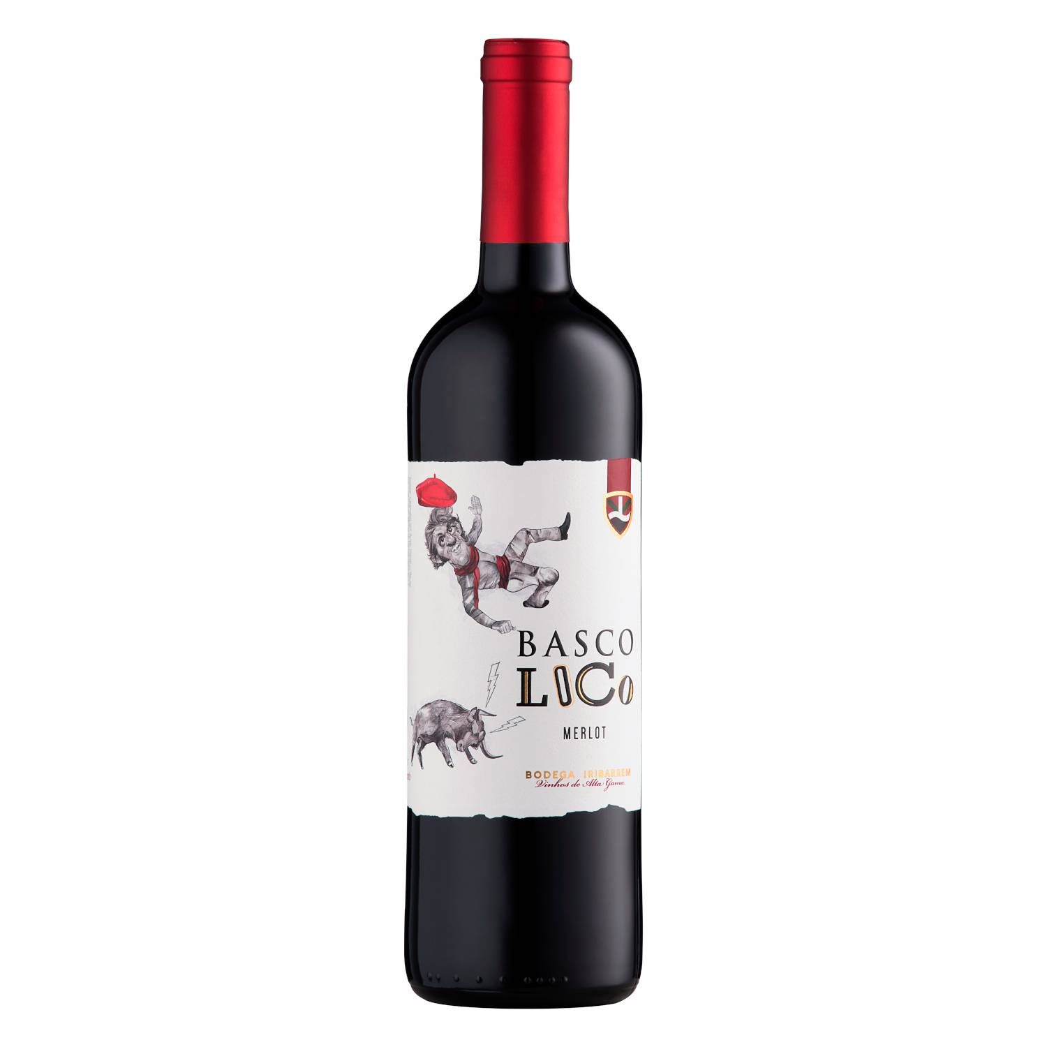 Bodega Iribarrem Vinho Tinto Basco Loco Merlot 2022