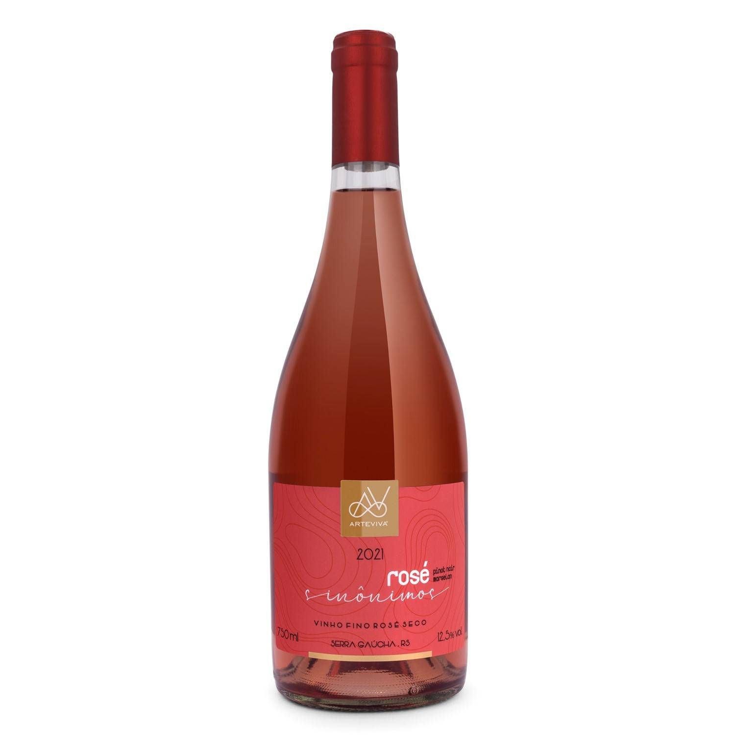 Arte Viva Vinho Rosé Sinônimos Pinot/Marselan 2021