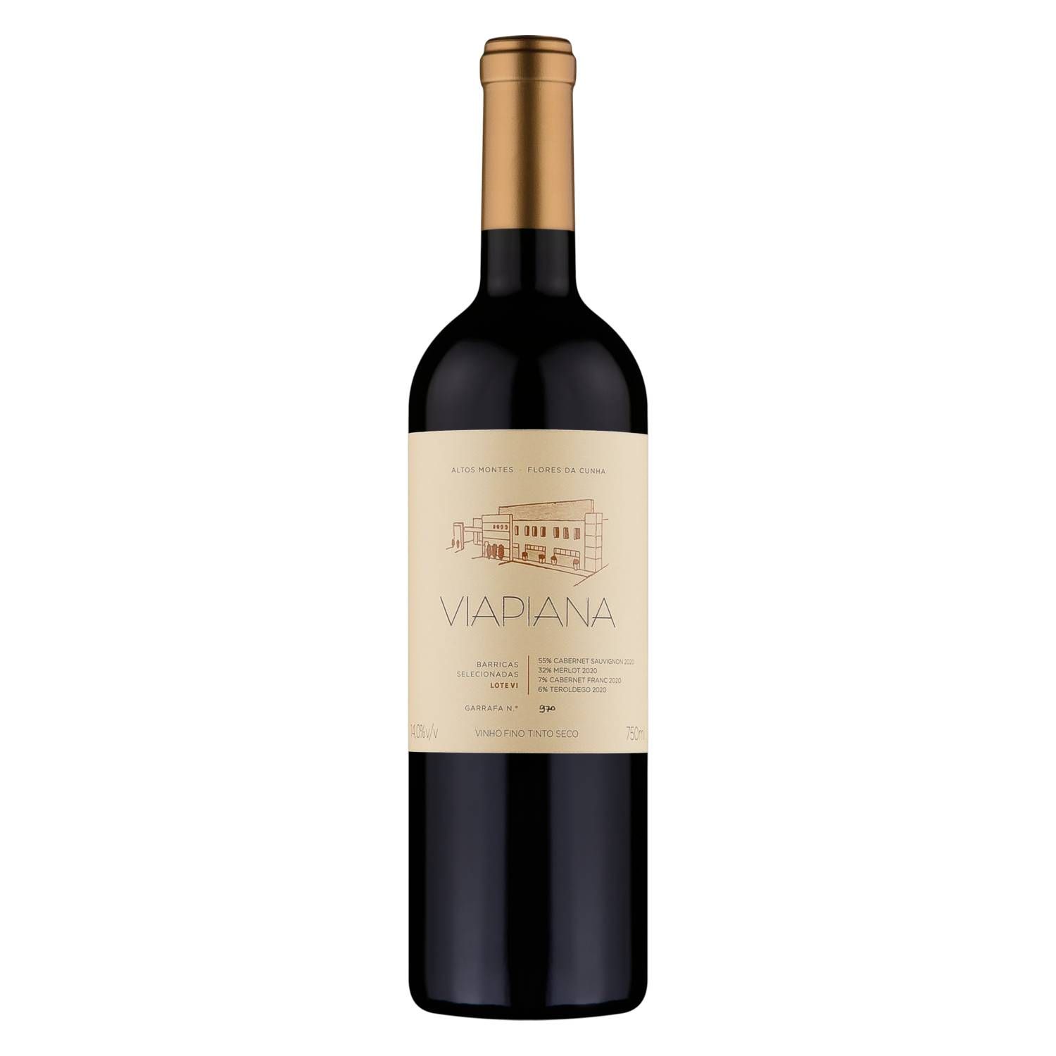 Viapiana Vinho Tinto Barricas Selecionadas Lote VI