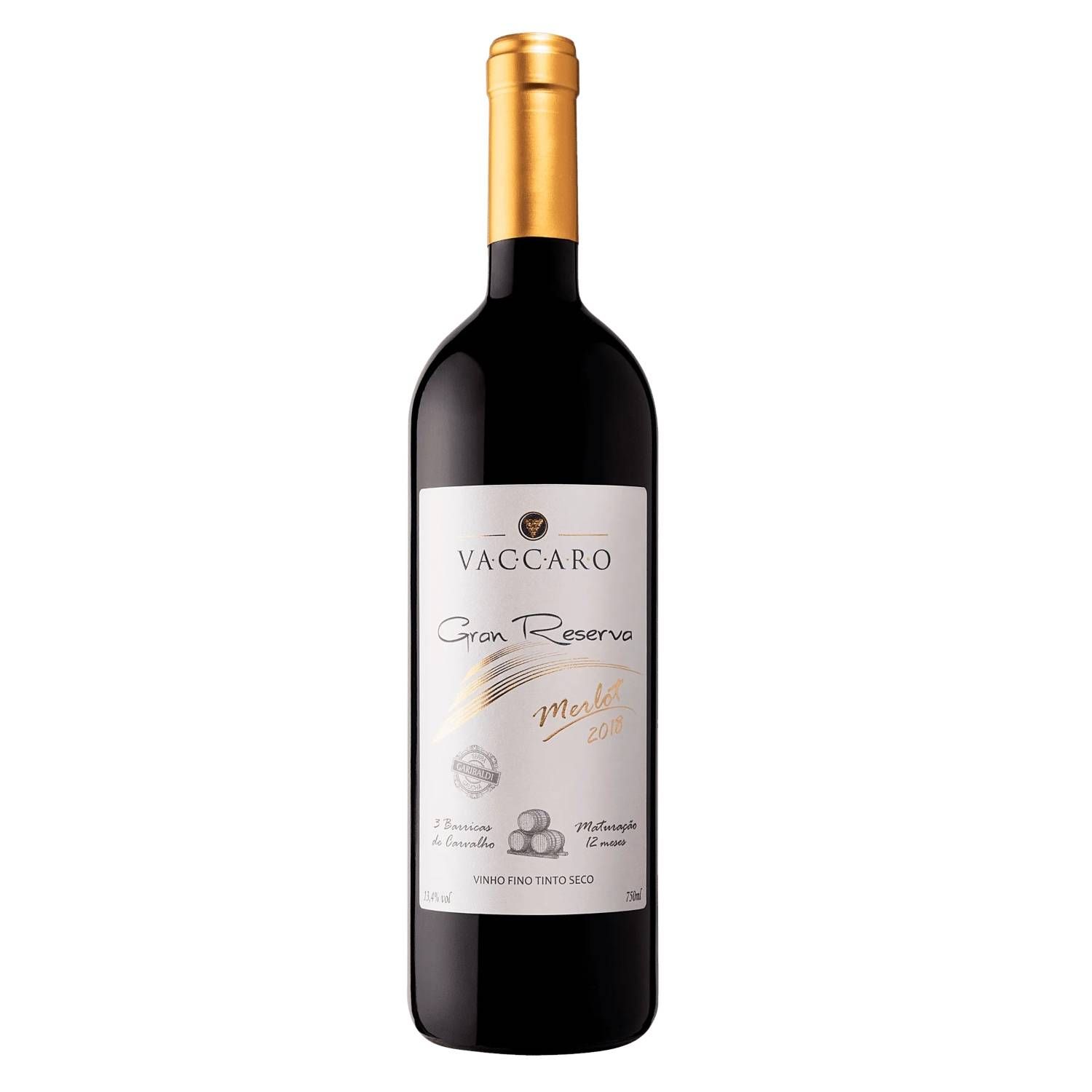 Vaccaro Vinho Tinto Gran Reserva Merlot 2018