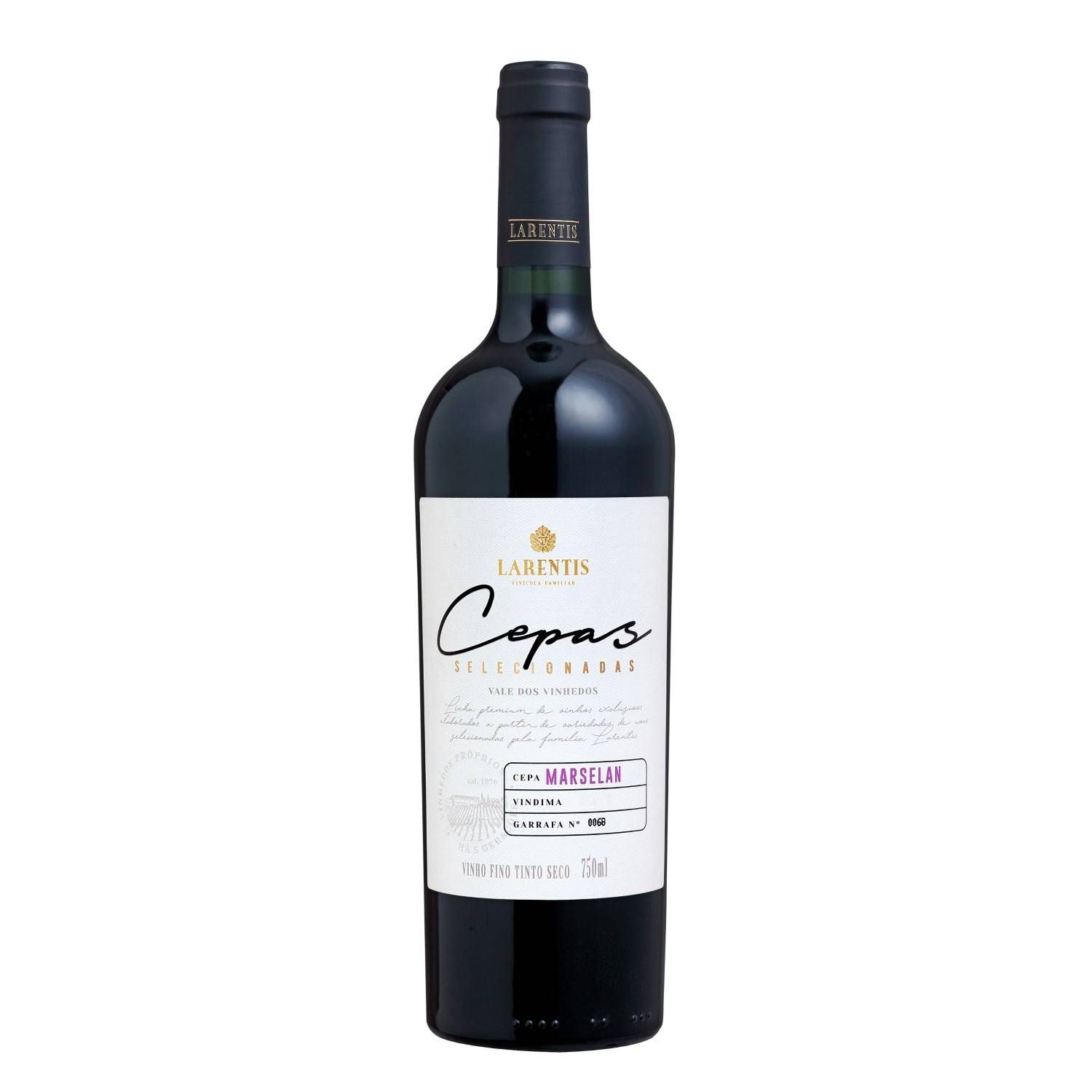 Larentis Vinho Tinto Cepas Selecionadas Marselan 2022