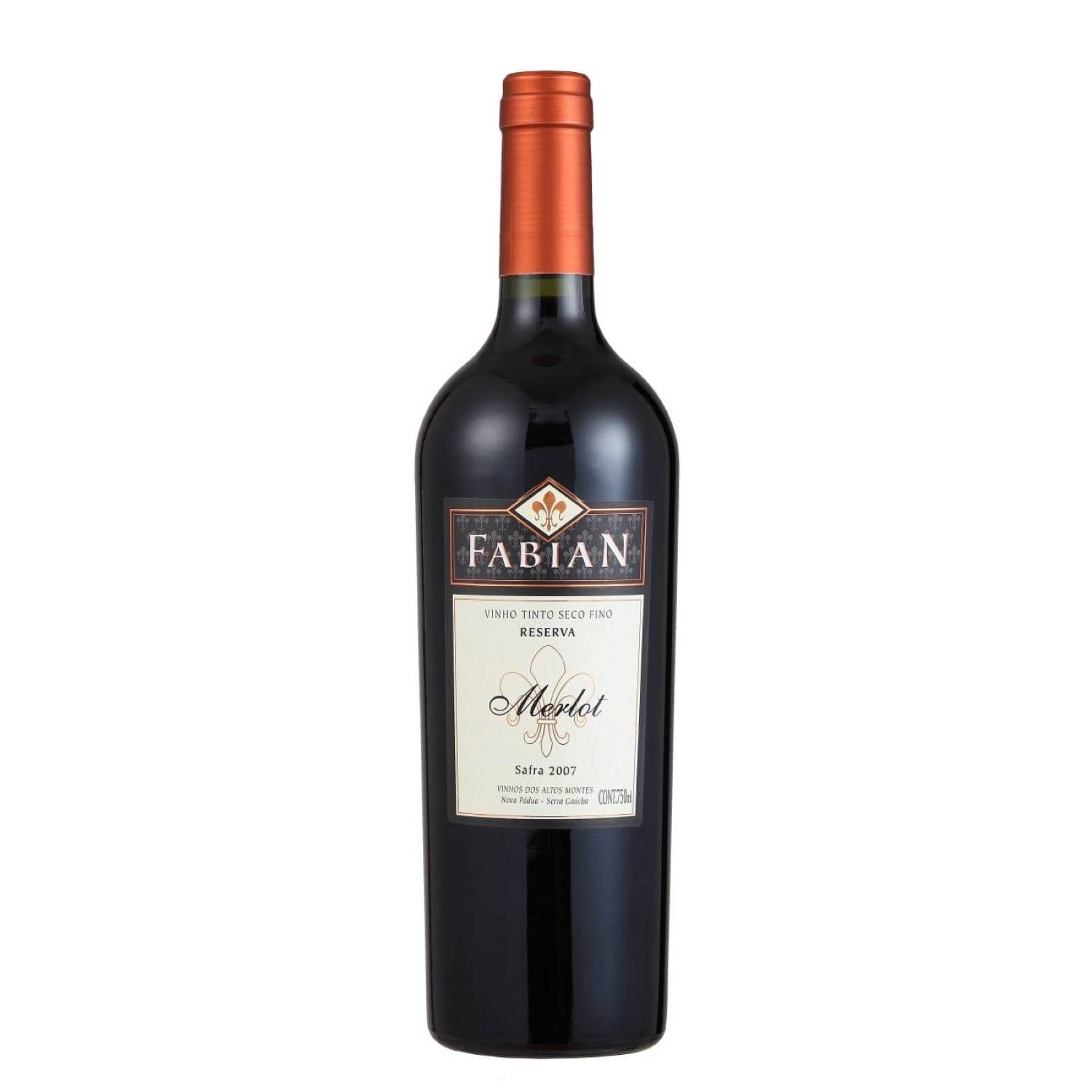 Fabian Vinho Tinto Reserva Merlot 2007