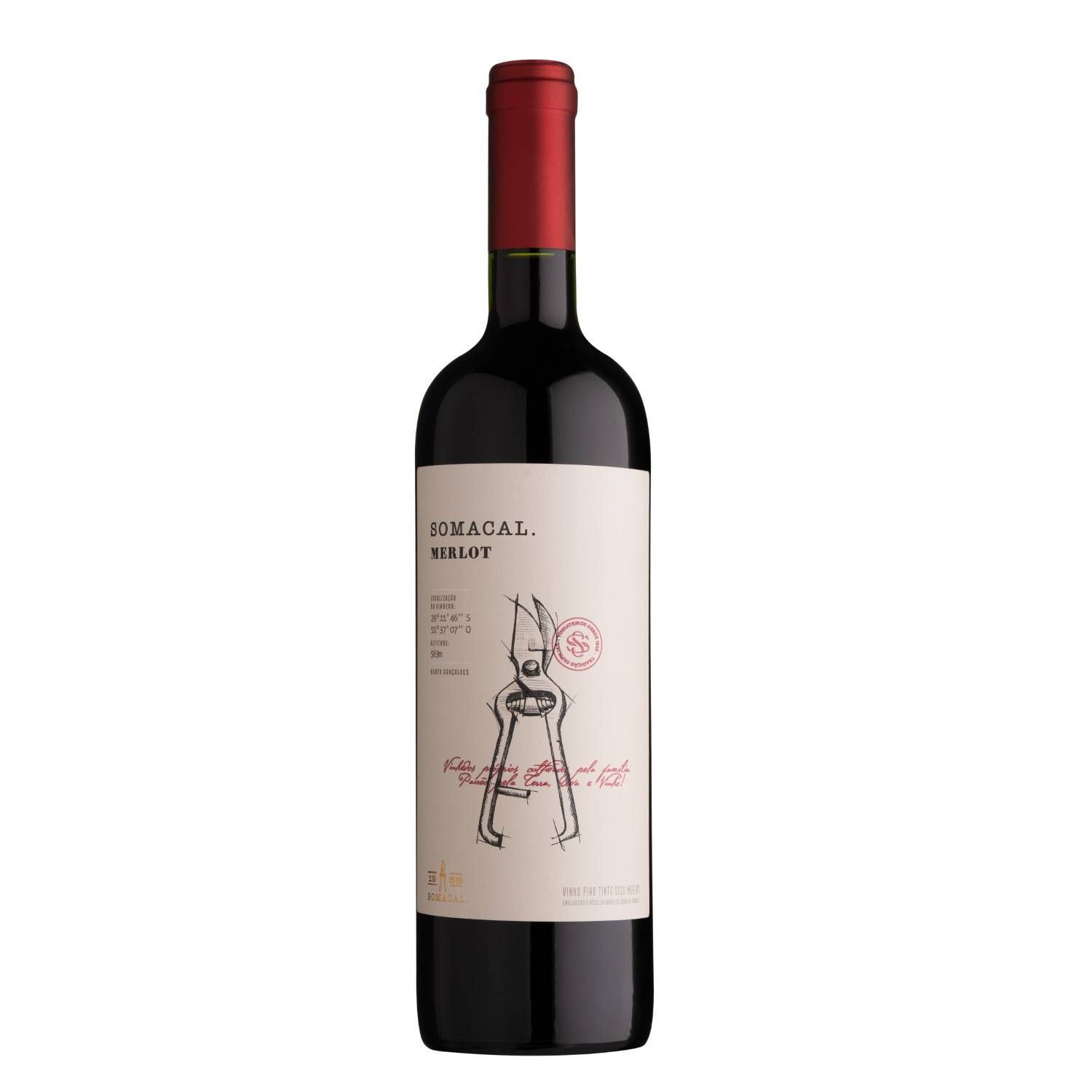 Somacal Vinho Tinto Merlot 2020