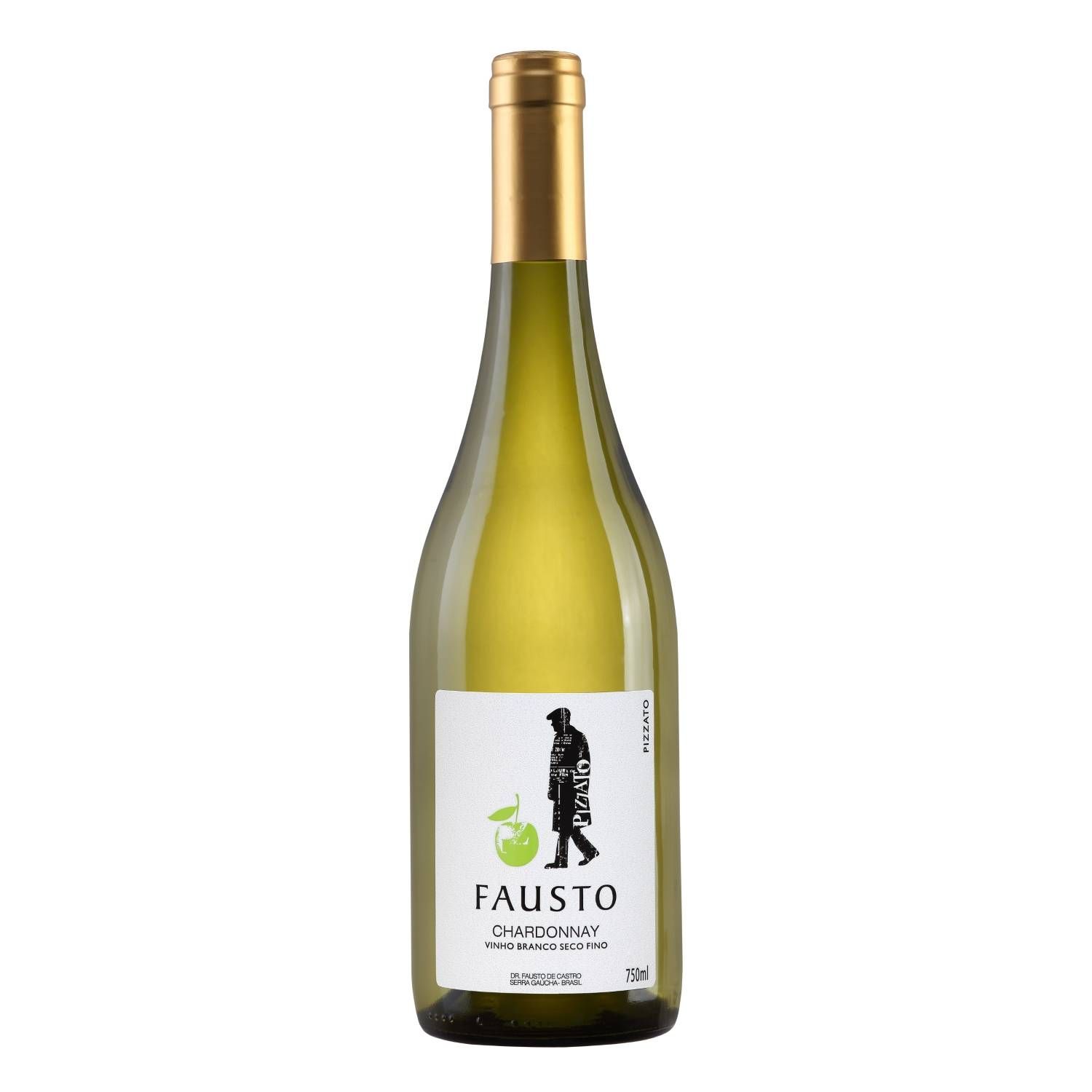 Pizzato Vinho Branco Fausto Chardonnay 2026 187ml
