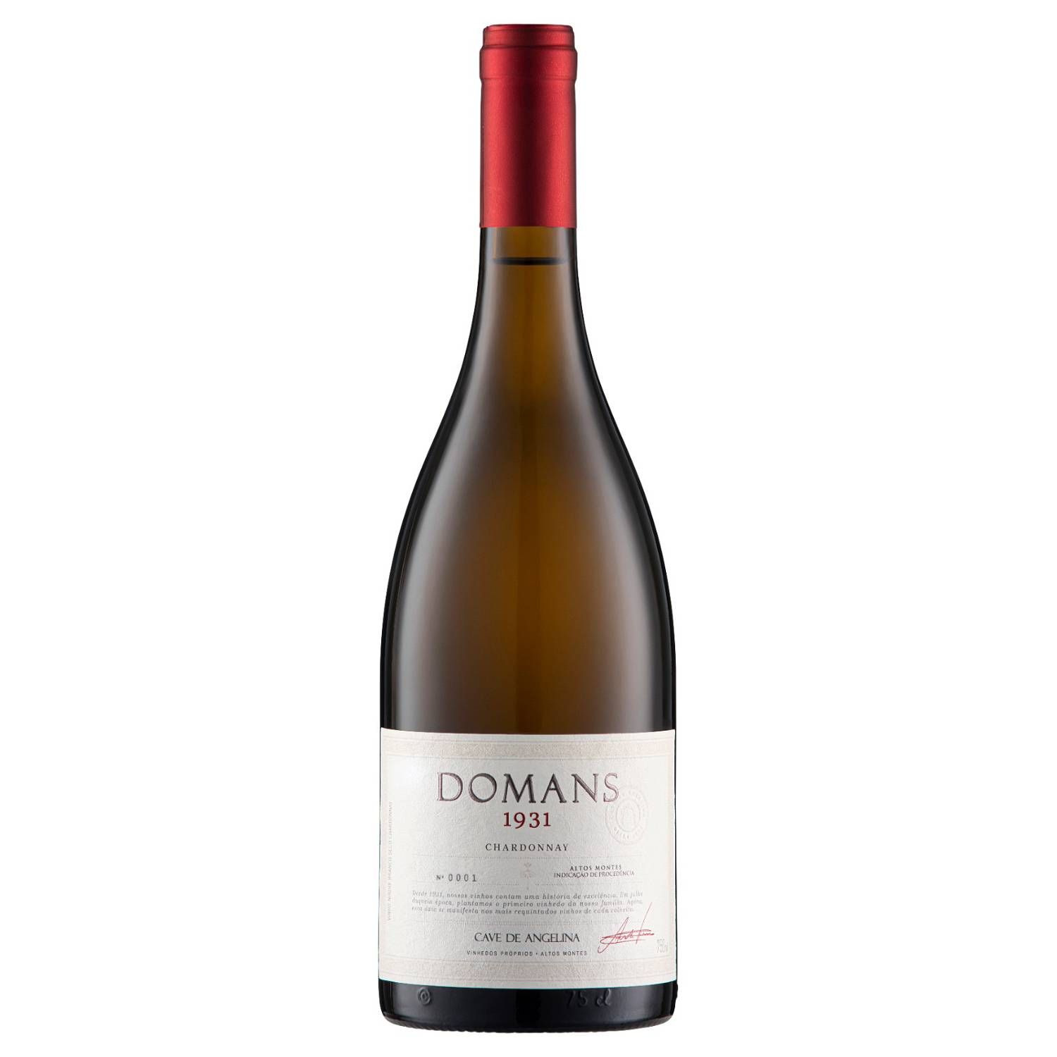 Cave de Angelina Vinho Branco Domans 1931 Chardonnay 2023