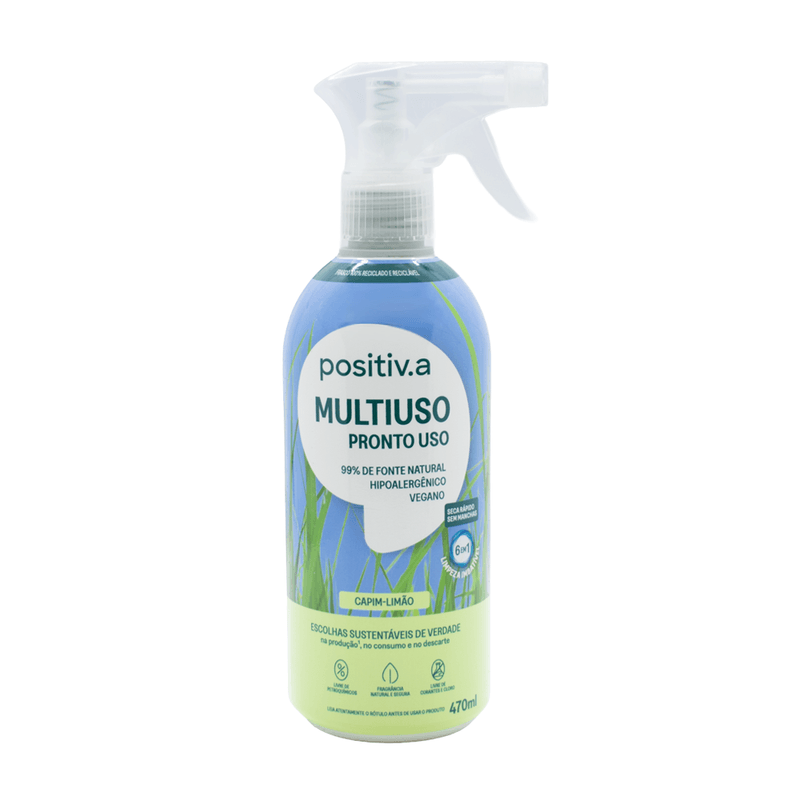 Multiuso Pronto Uso Capim Limão 470ml - Positiv.a