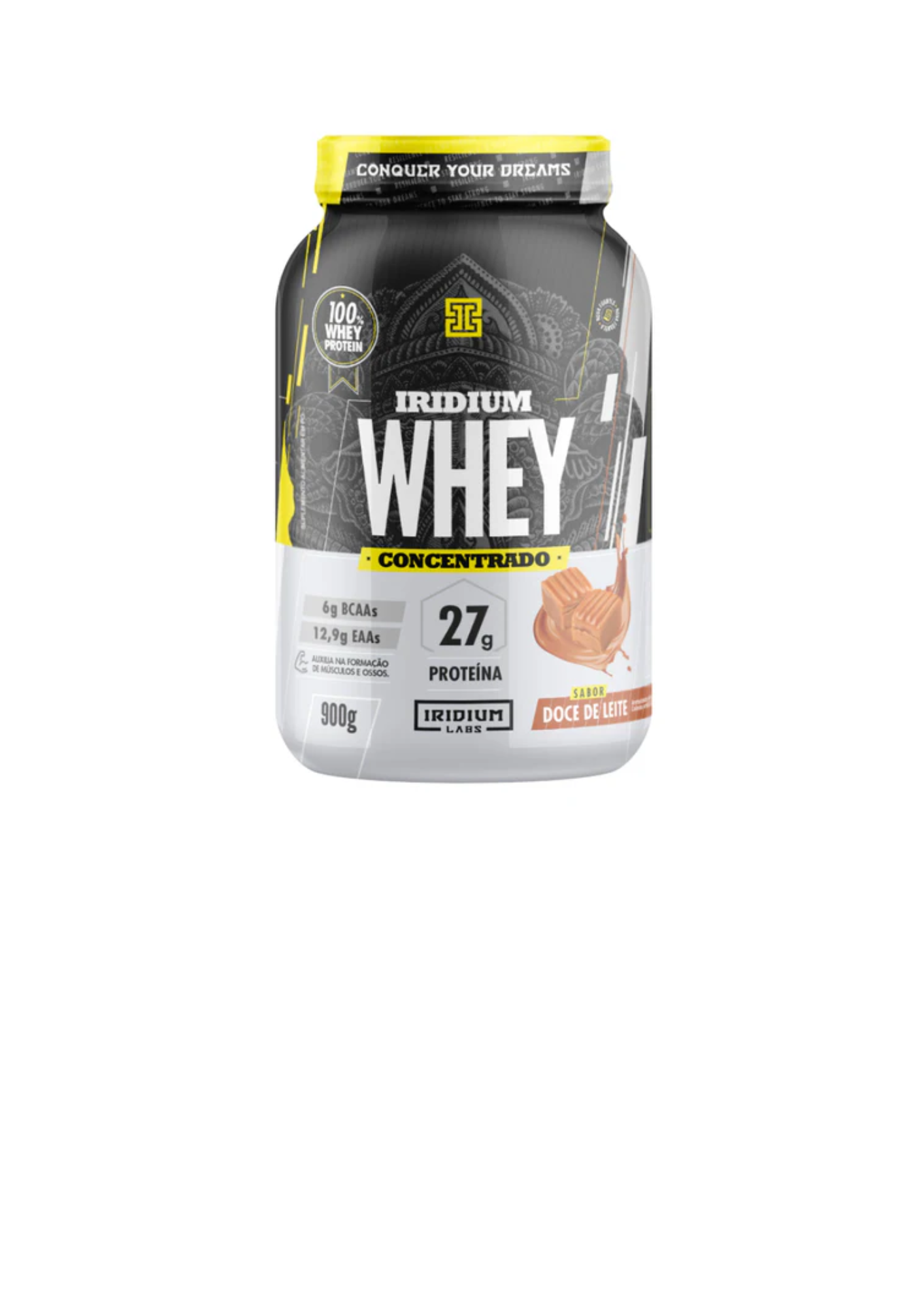 WHEY PROTEIN CONCENTRADO DOCE DE LEITE 900G