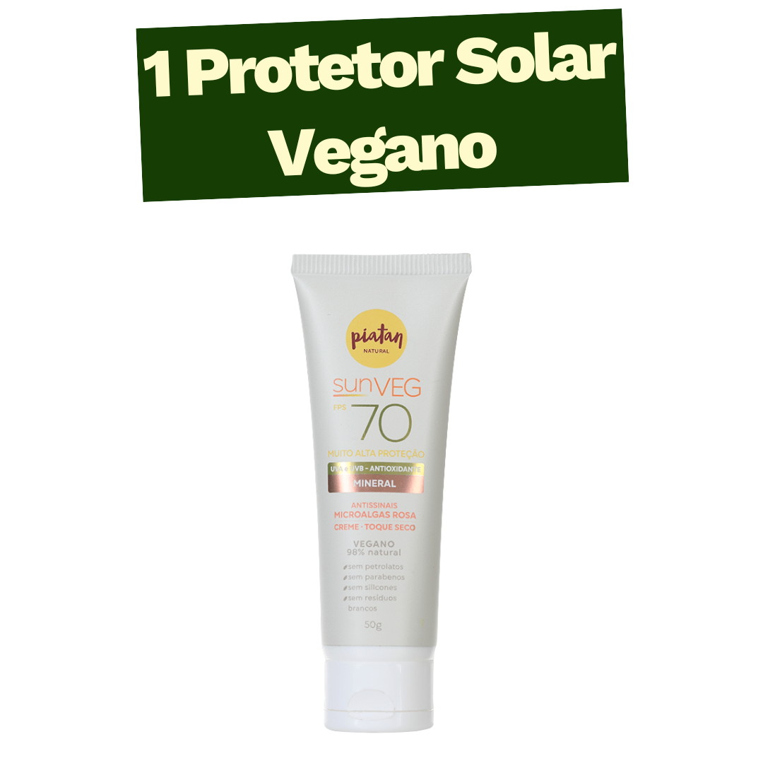 Protetor Solar Mineral sunVEG FPS 70 - 50g