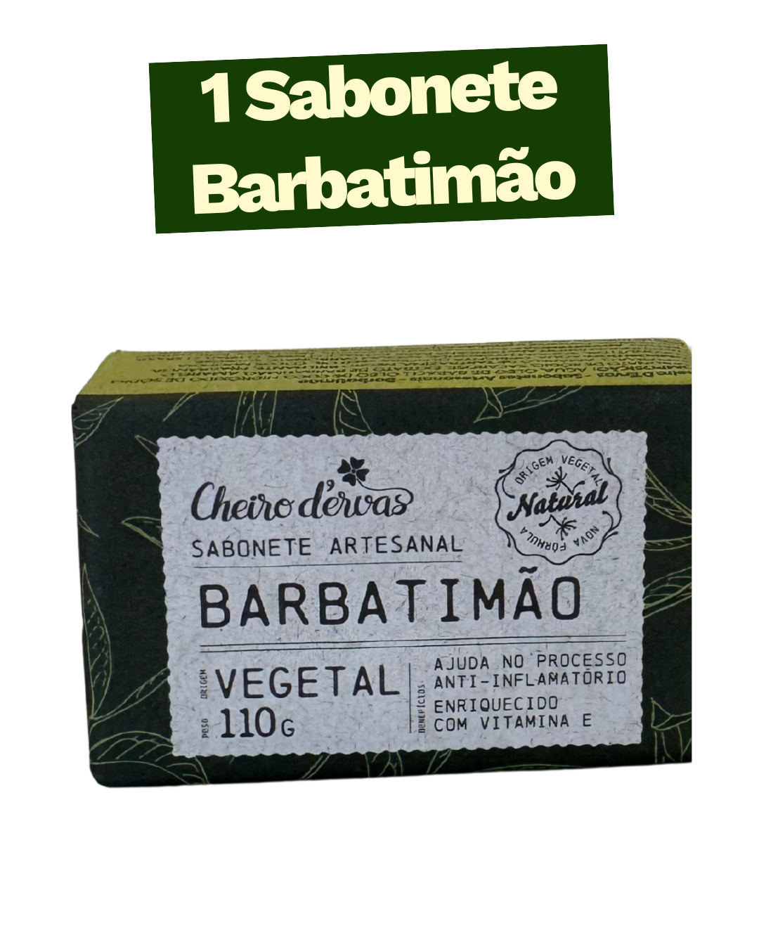 Sabonete Artesanal Barbatimão - Unidade