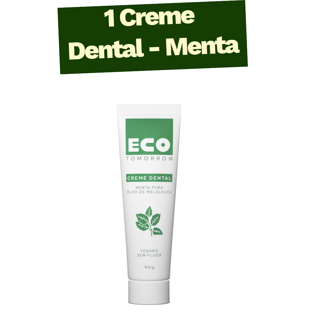 Creme Dental Vegano Menta Pura - Unidade